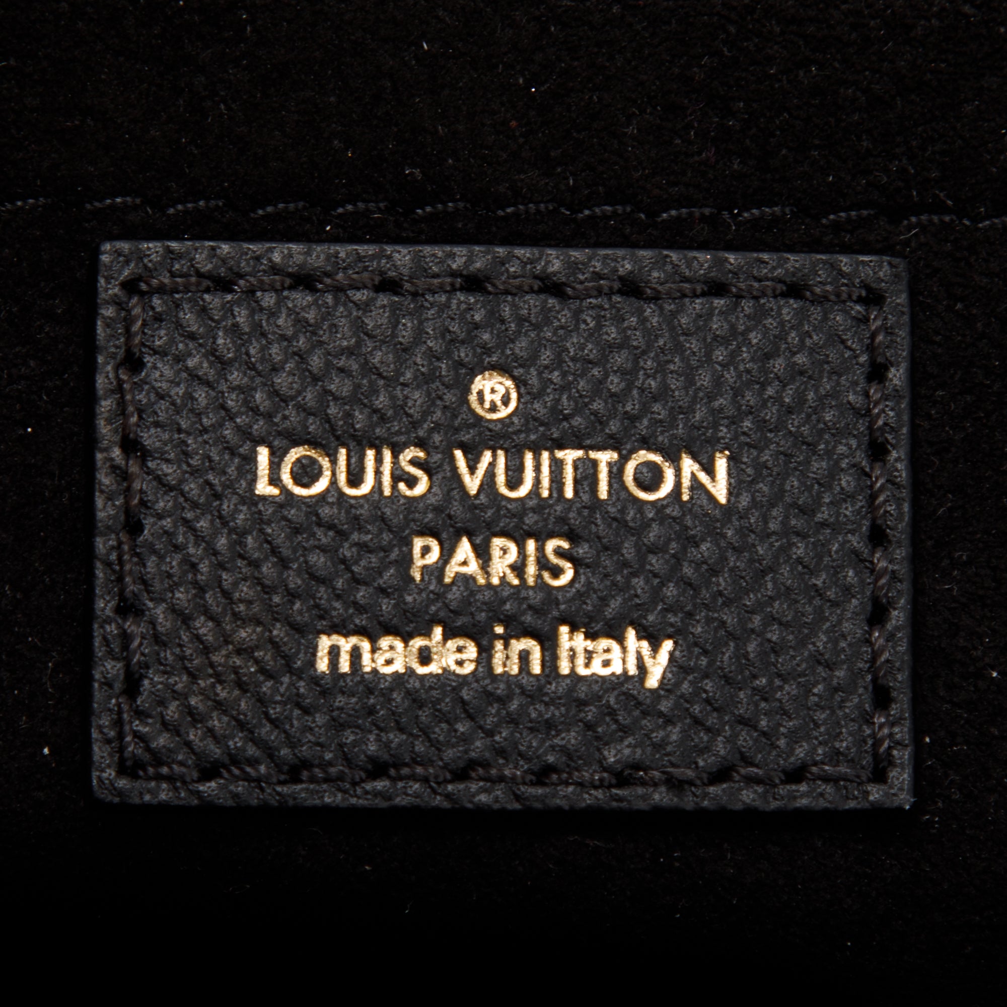 Louis Vuitton Black Calfskin Monogram Very Messenger Bag