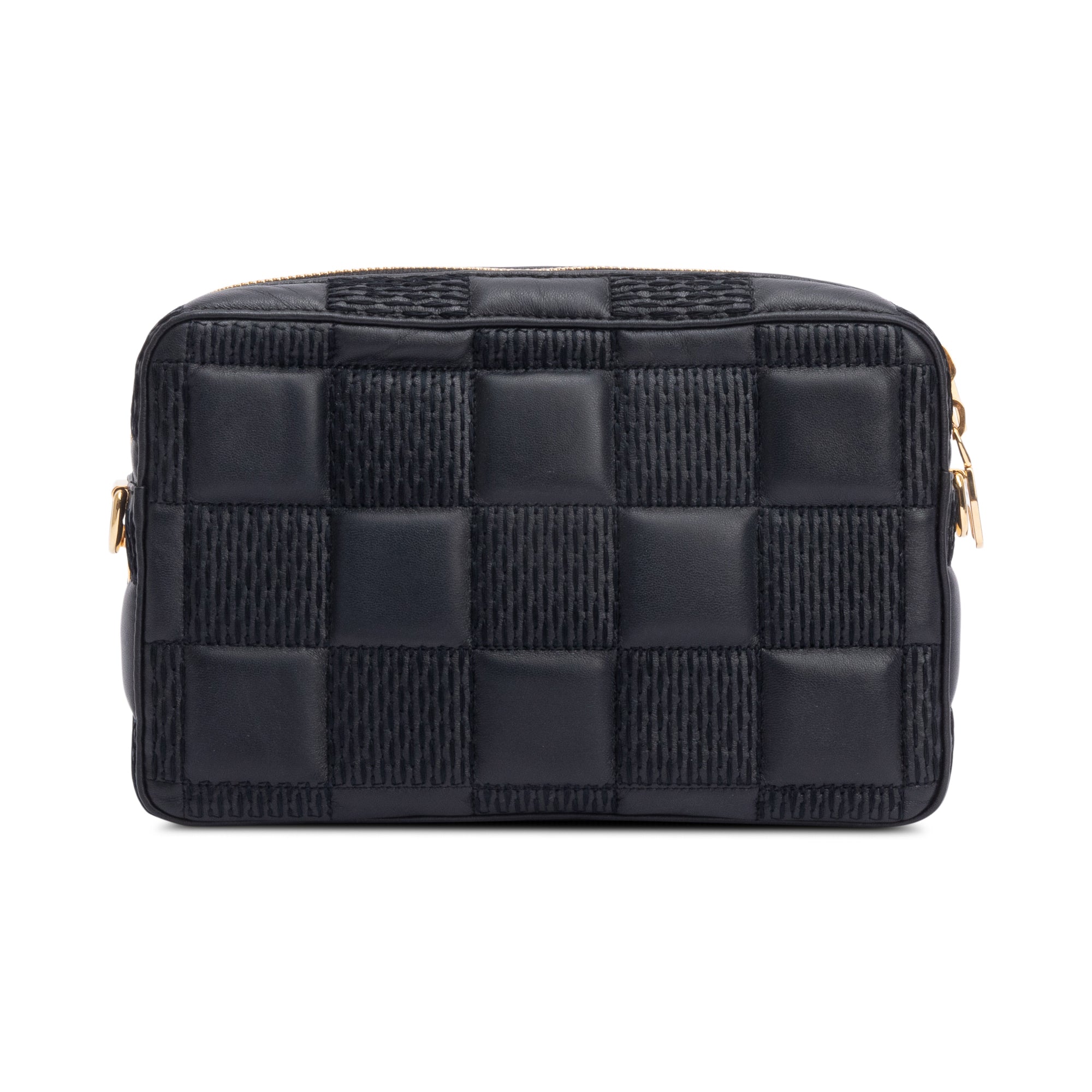 Louis Vuitton Black Damier Quilt Leather Troca PM w/ Straps