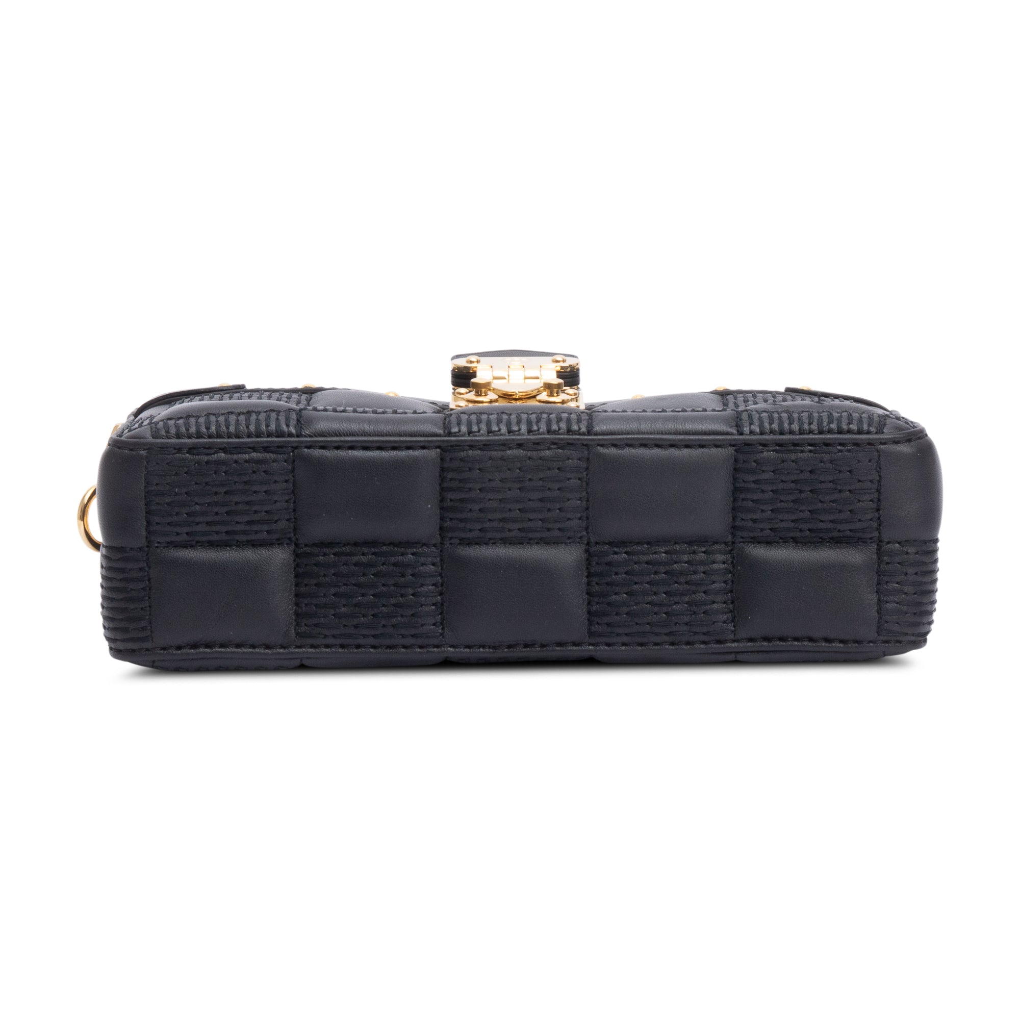 Louis Vuitton Black Damier Quilt Leather Troca PM w/ Straps