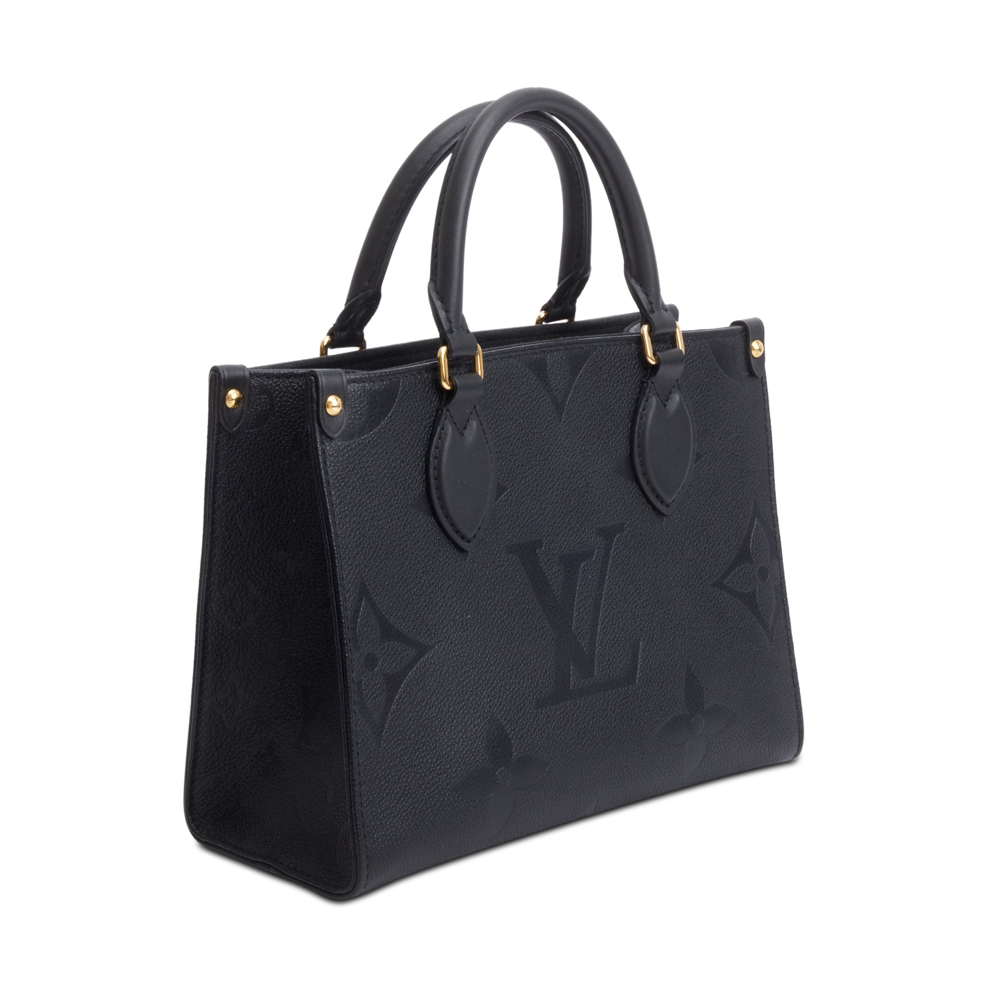 Louis Vuitton Black Empreinte Monogram OnTheGo PM w/ Strap
