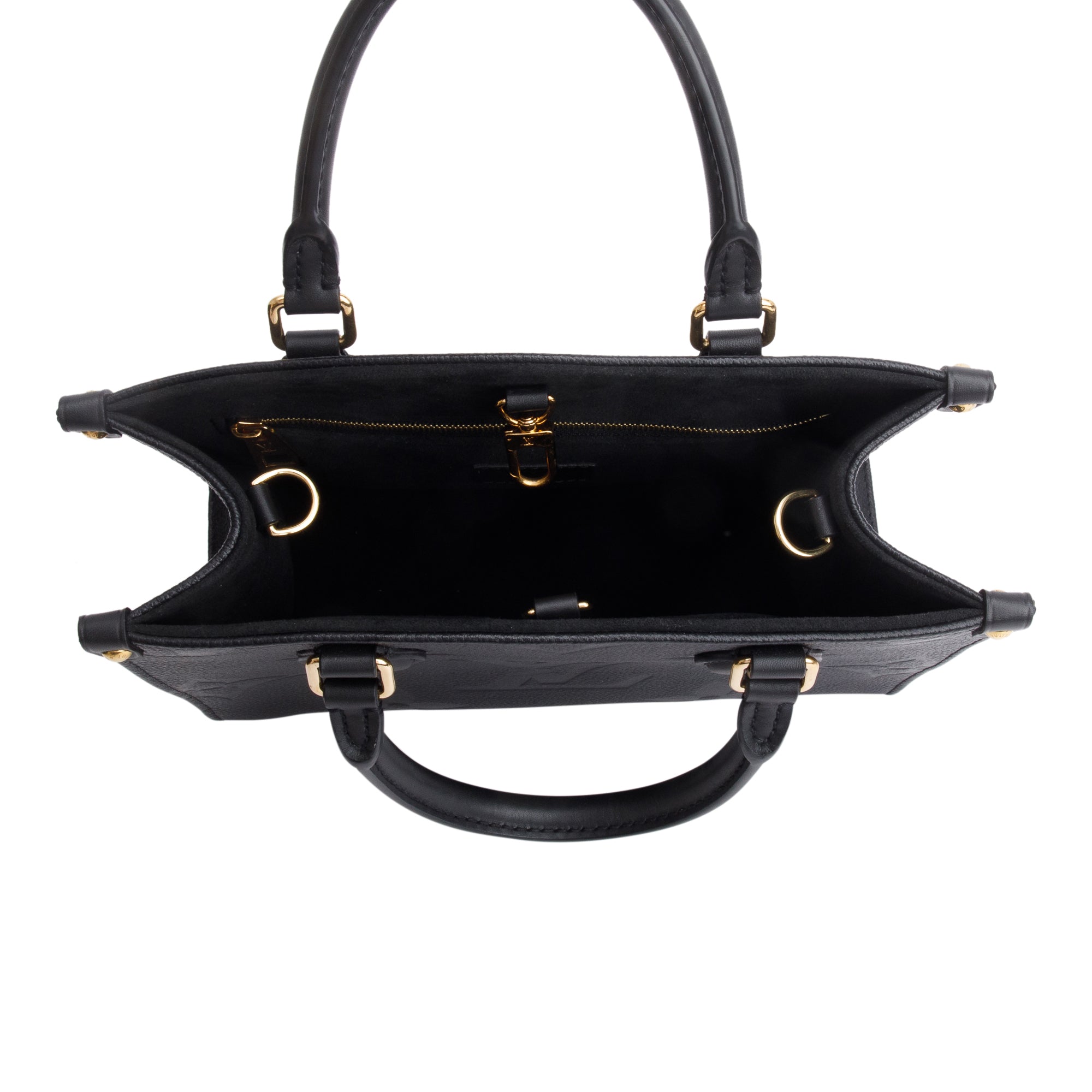 Louis Vuitton Black Empreinte Monogram OnTheGo PM w/ Strap