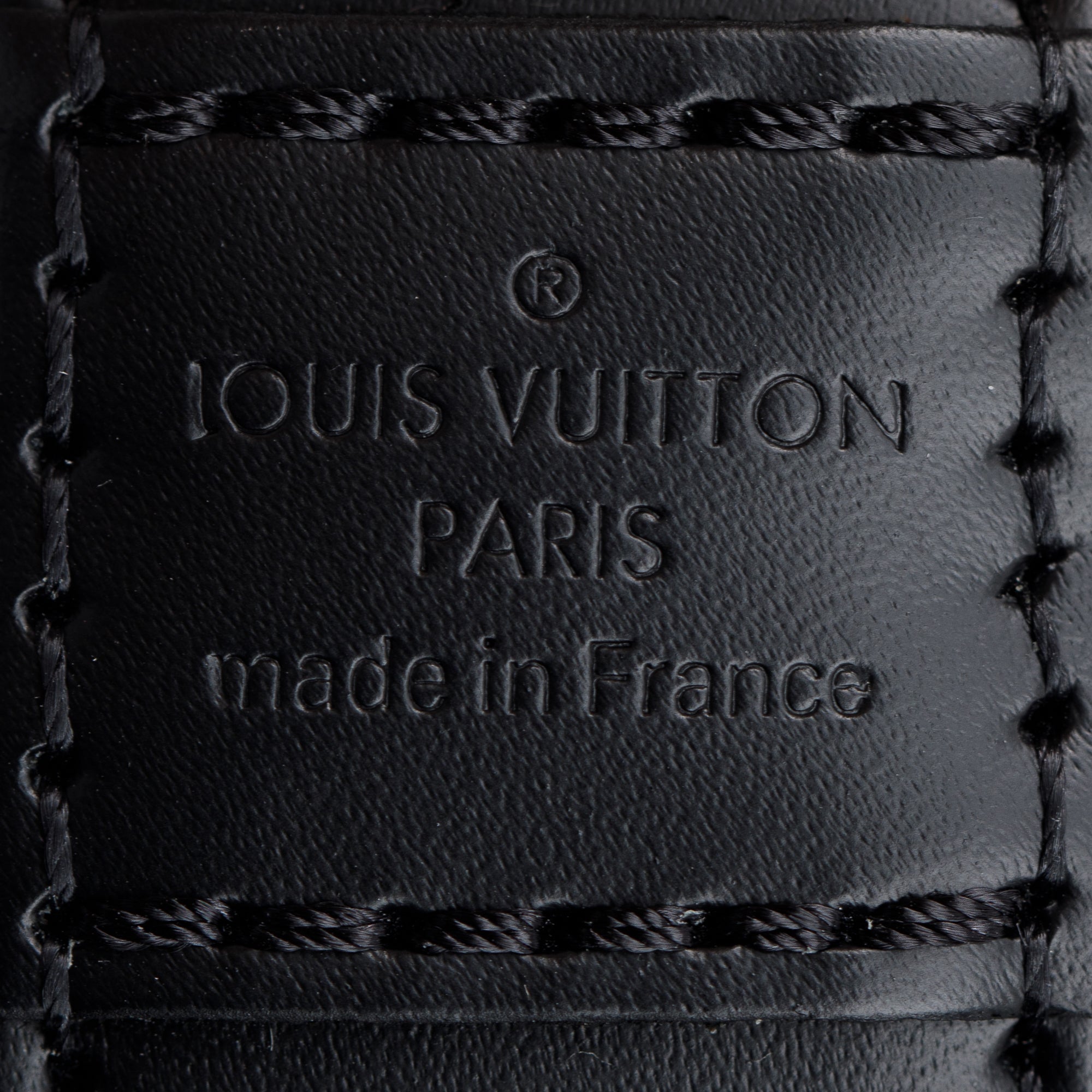 Louis Vuitton Black Epi Alma BB W/ Box