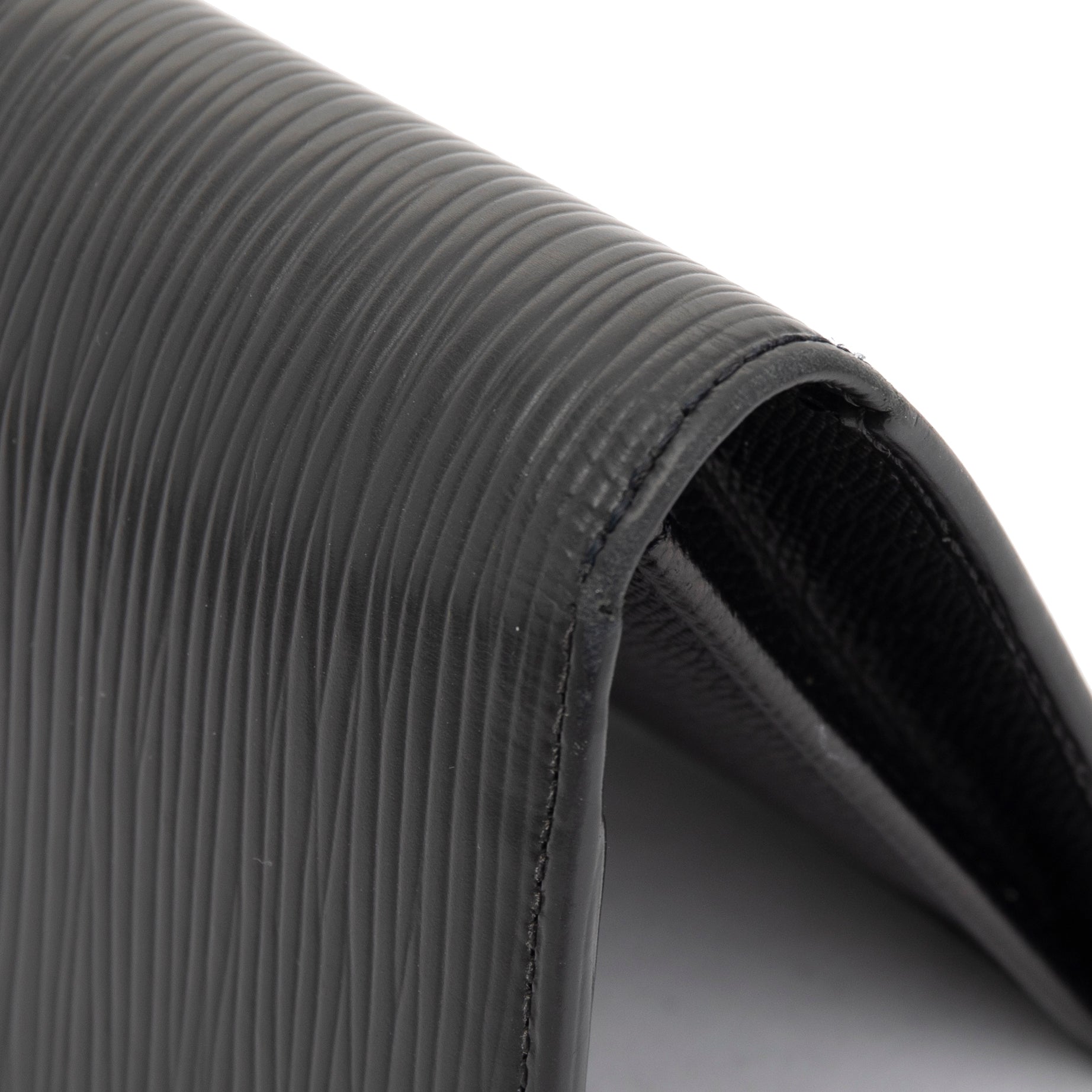 Louis Vuitton Black Epi Brazza Wallet w/ Box