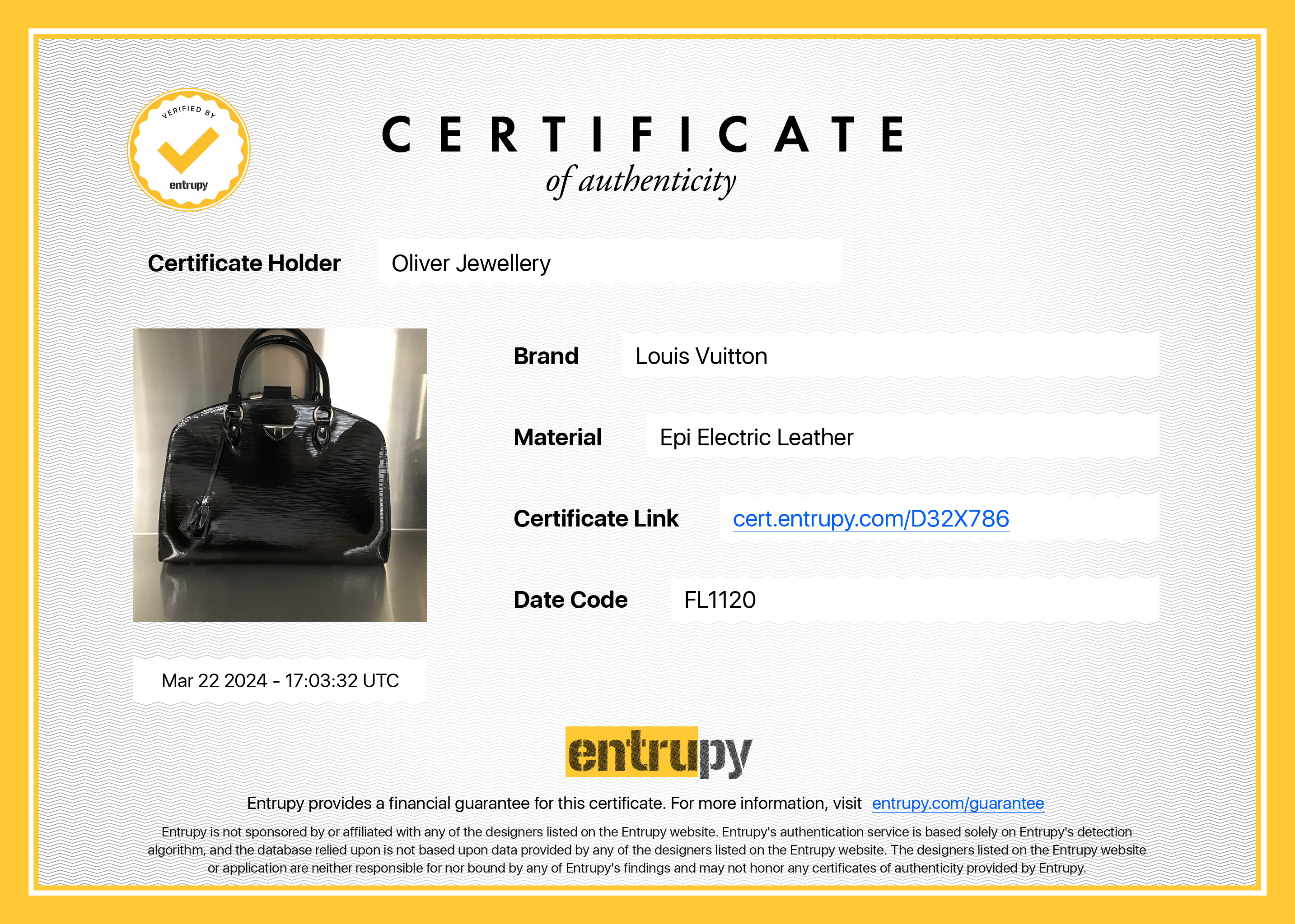 Louis Vuitton Black Epi Electric Leather Pont-Neuf GM