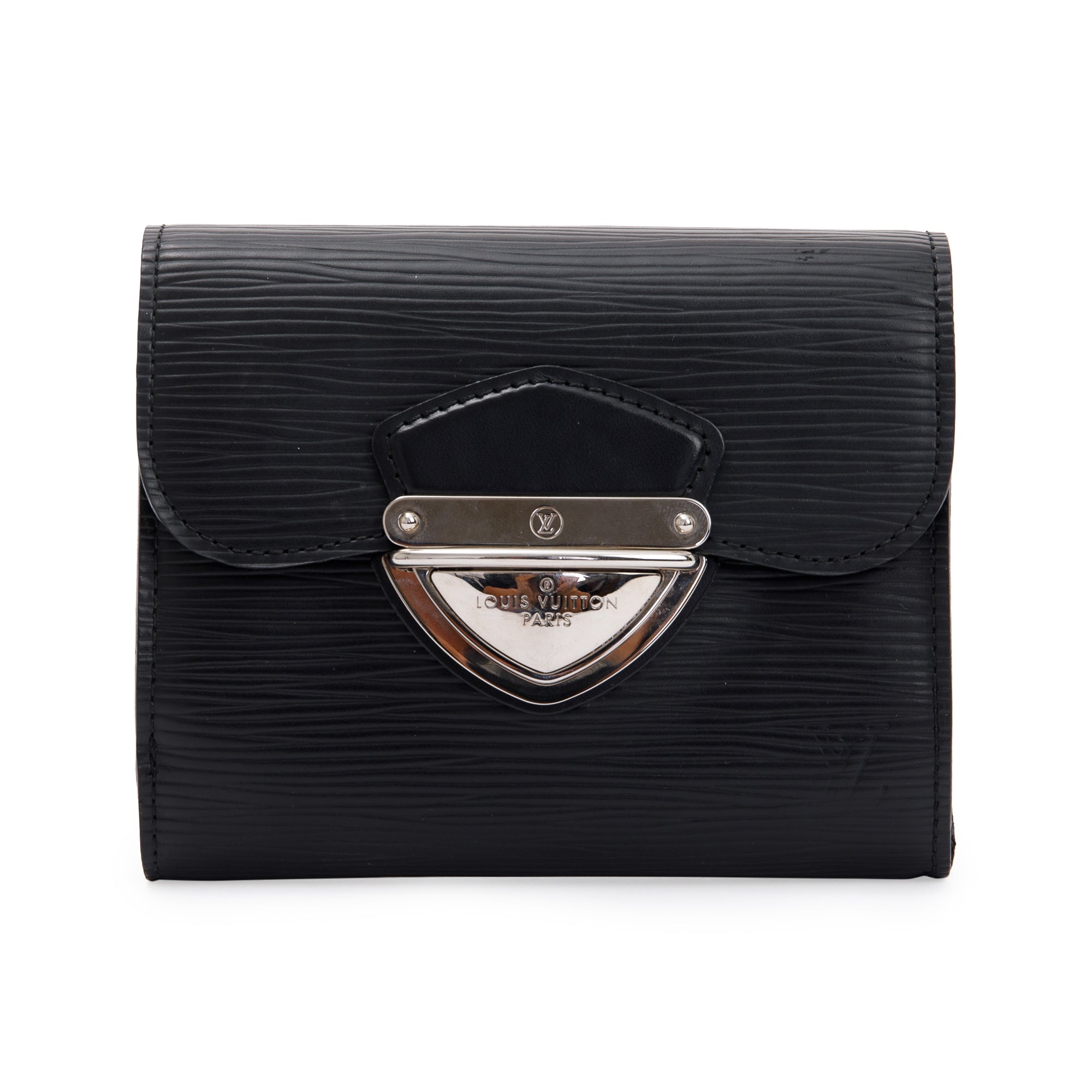 Louis Vuitton Black Epi Joey Wallet