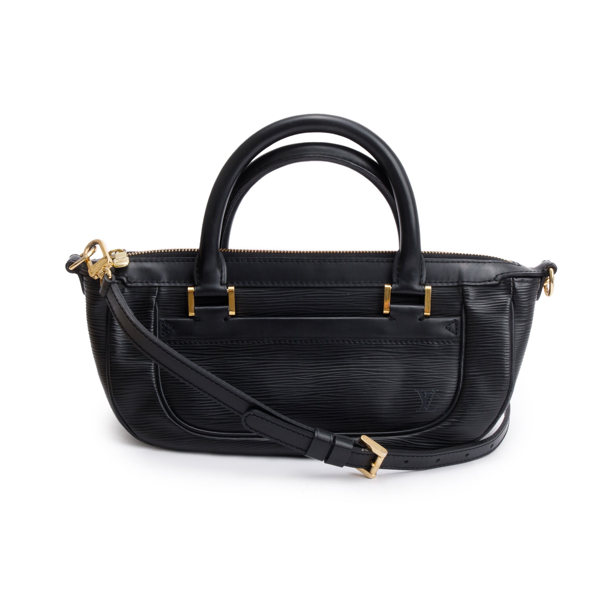 Louis Vuitton Black Epi Leather Dhanura PM w/ Strap