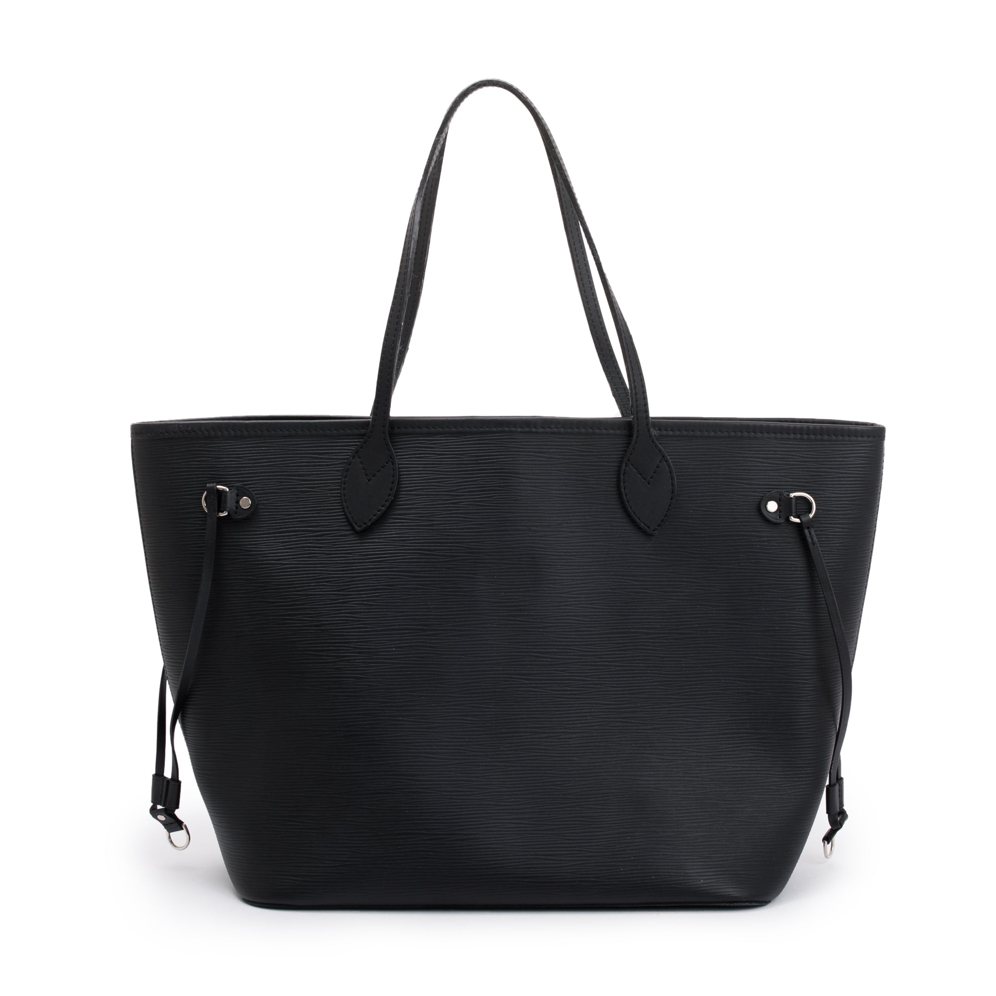 Louis Vuitton Black Epi Leather Neverfull MM w/ Pouch