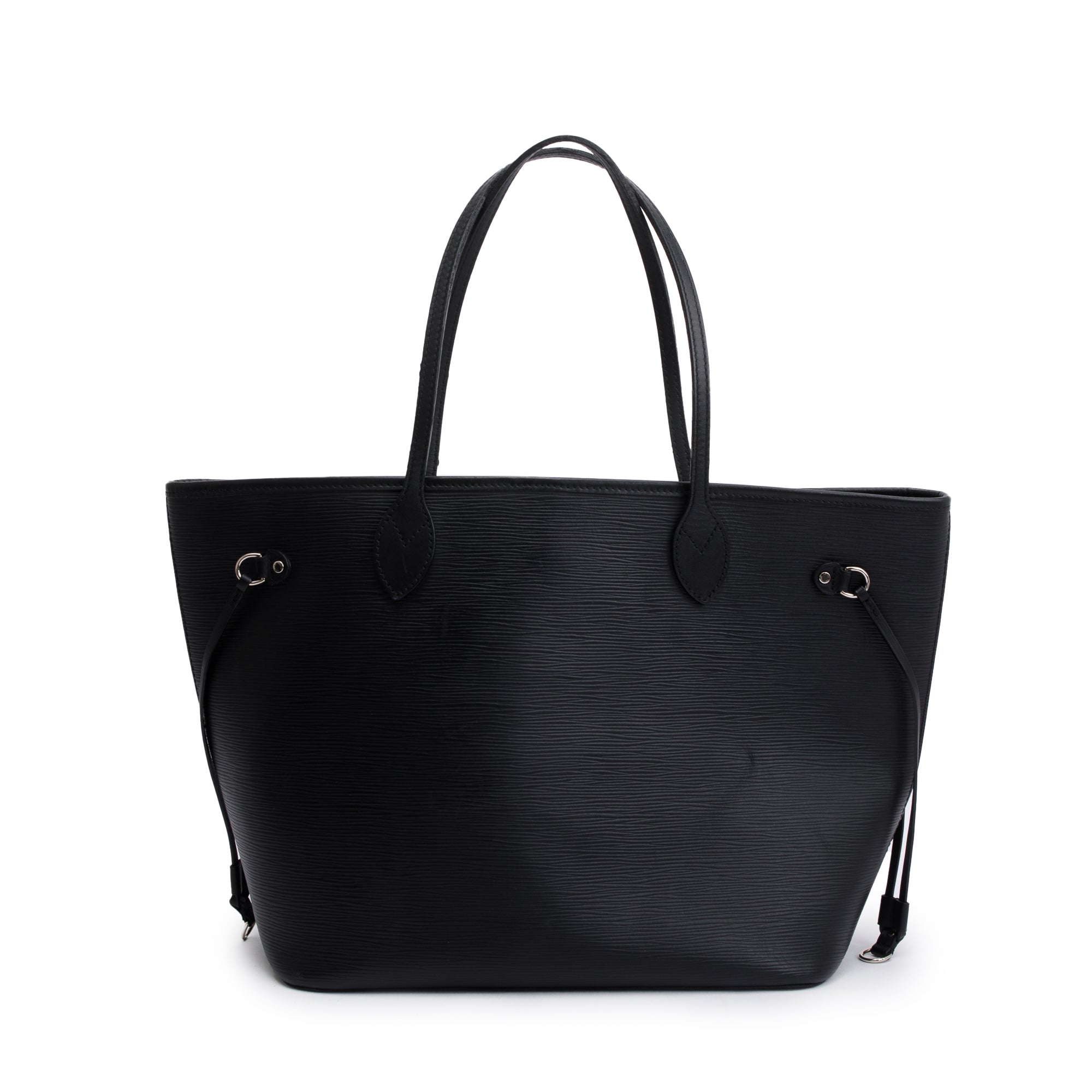 Louis Vuitton Black Epi Leather Neverfull MM w/ Pouch