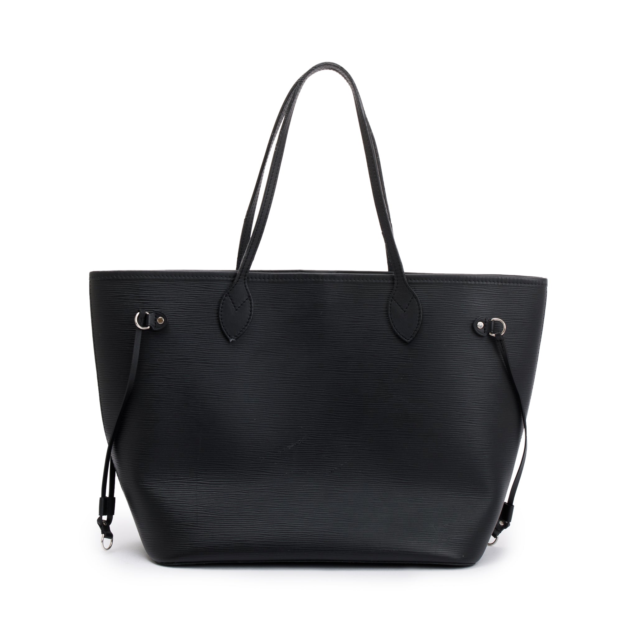 Louis Vuitton Black Epi Leather Neverfull MM w/ Pouch