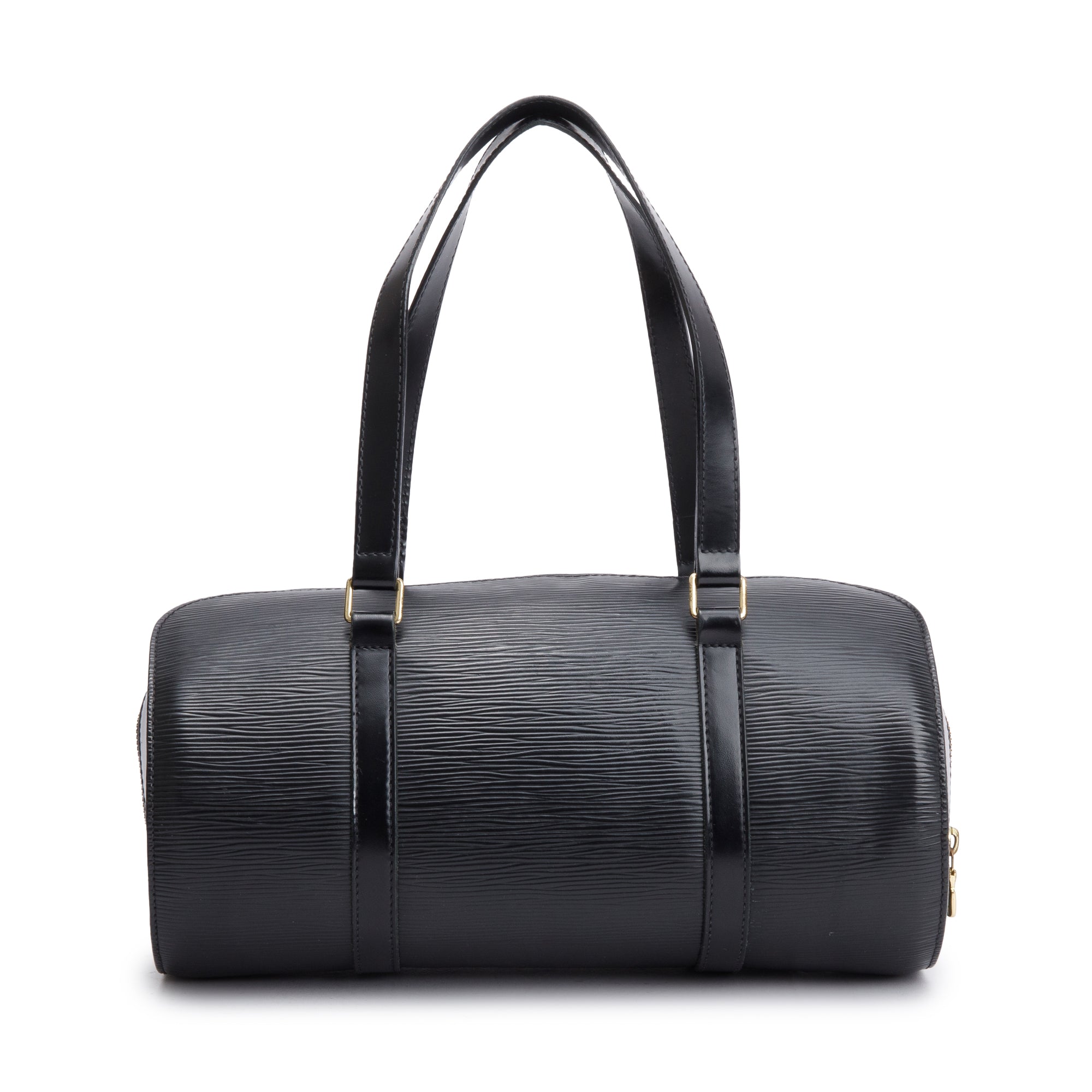Louis Vuitton Black Epi Leather Papillon 30 w/ Pochette