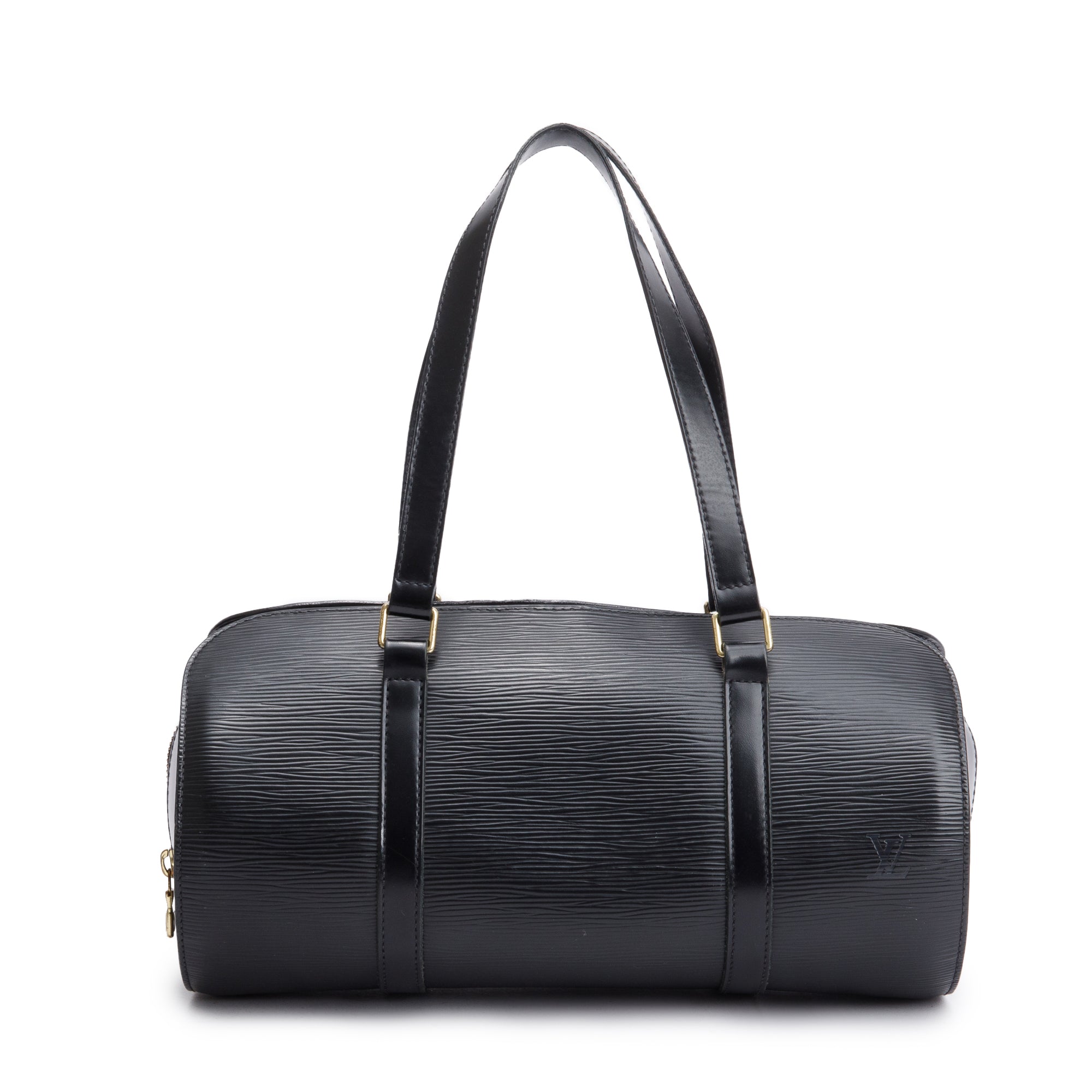 Louis Vuitton Black Epi Leather Papillon 30 w/ Pochette