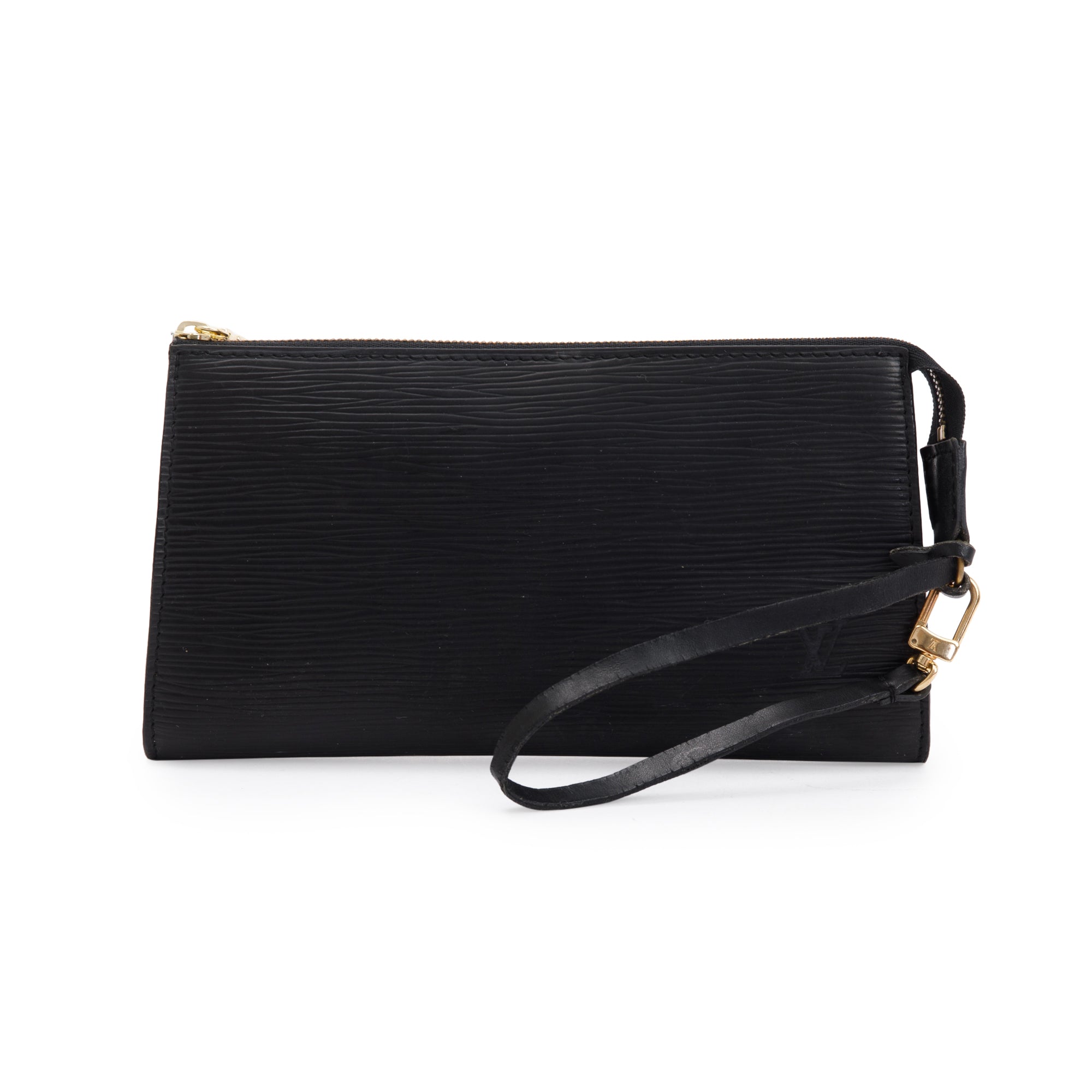 Louis Vuitton Black Epi Leather Pochette Accessoires 24