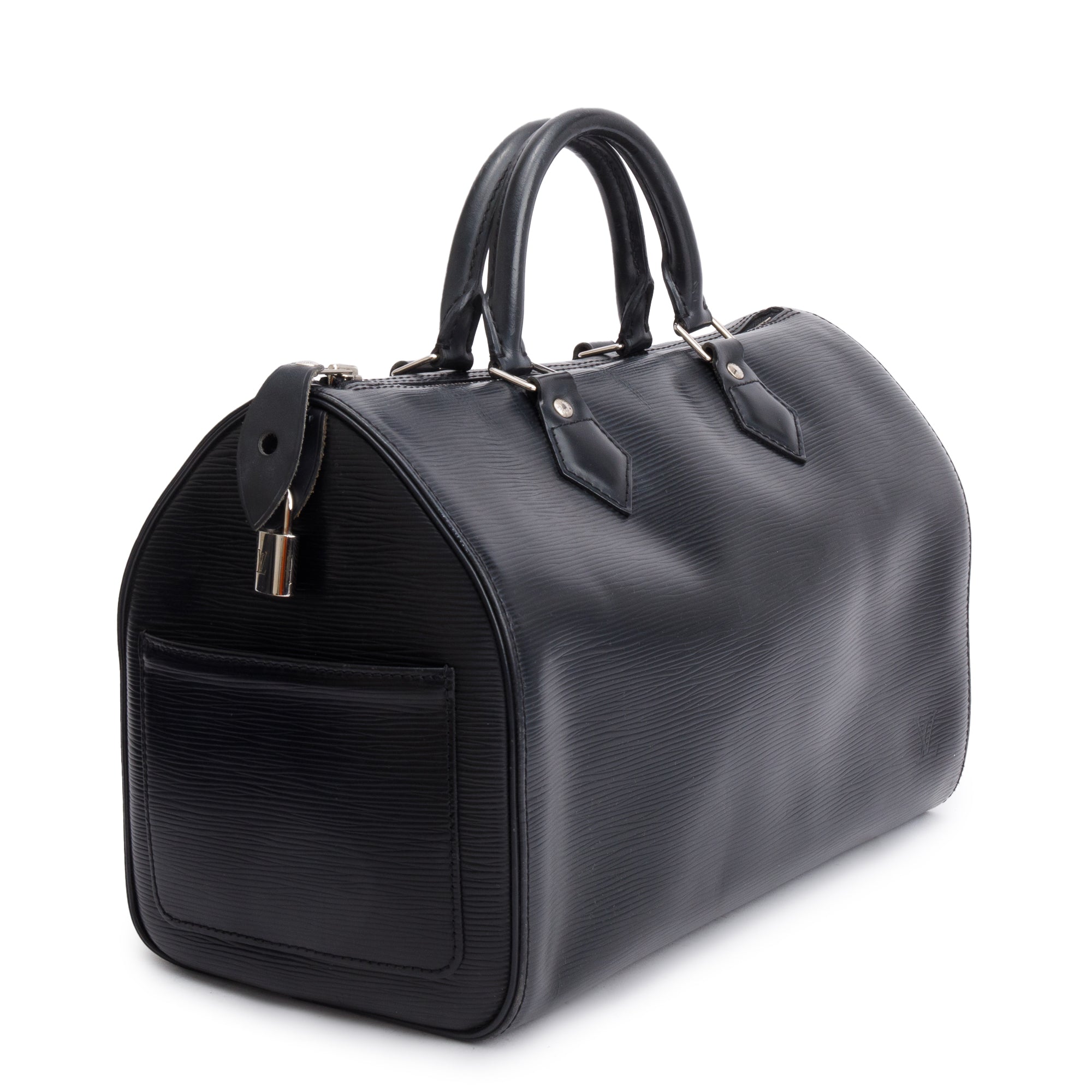 Louis Vuitton Black Epi Leather Speedy 30 w/ Receipt