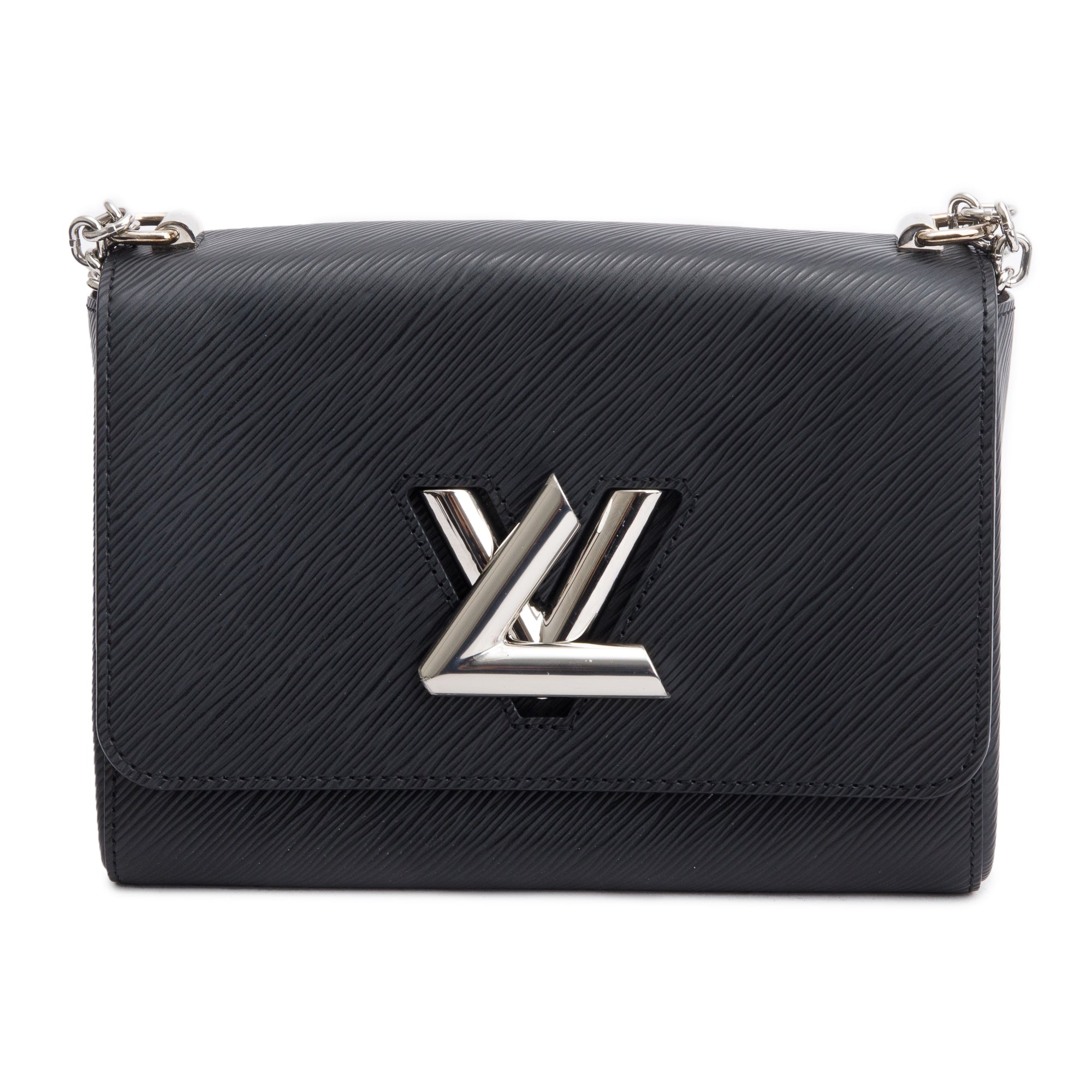 Louis Vuitton Black Epi Leather Twist MM Bag