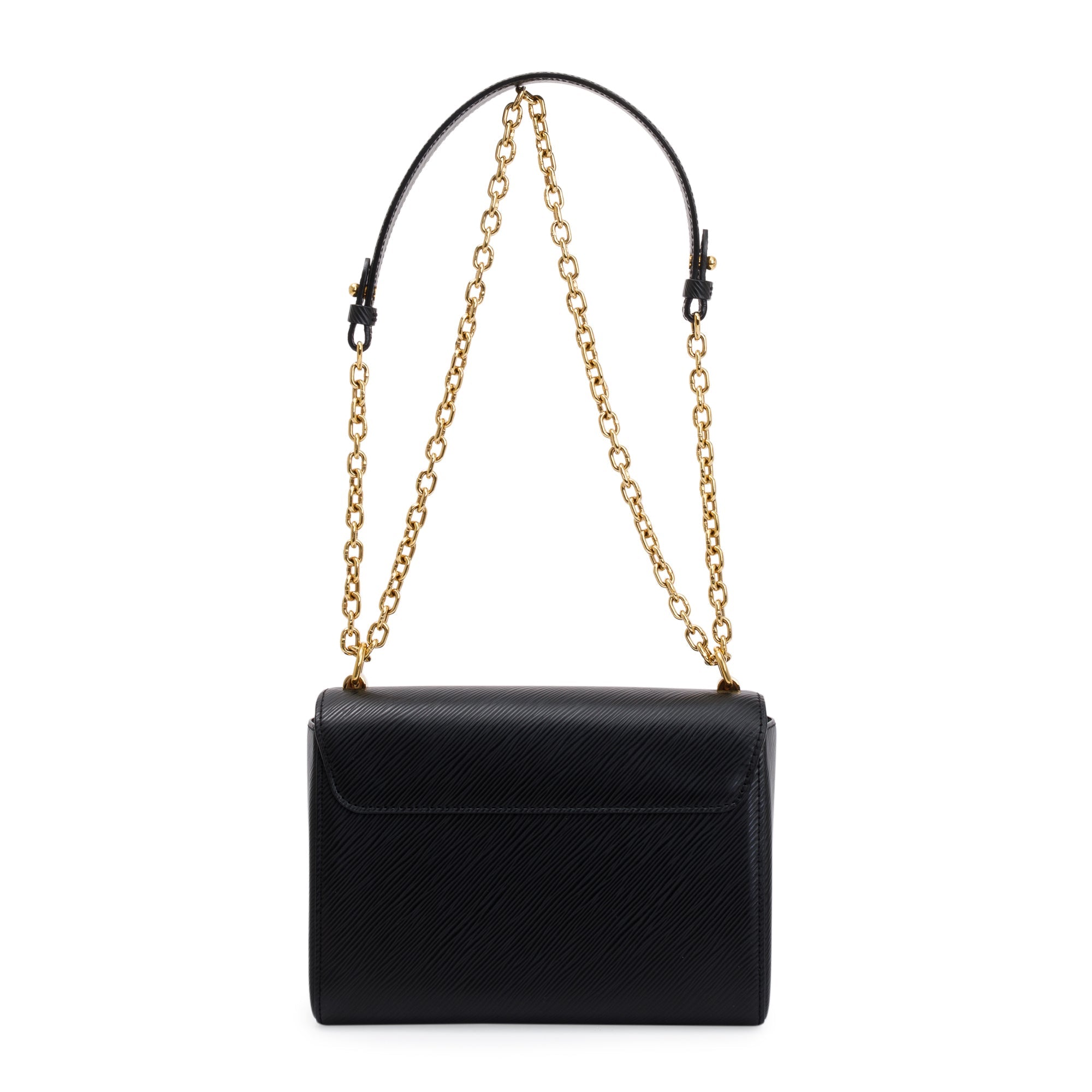 Louis Vuitton Black Epi Leather Twist MM Bag