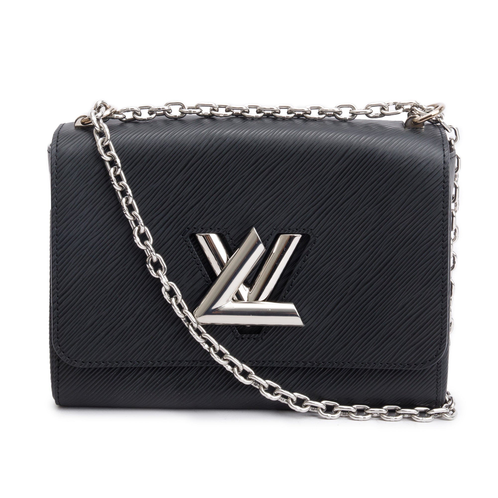 Louis Vuitton Black Epi Leather Twist MM Bag