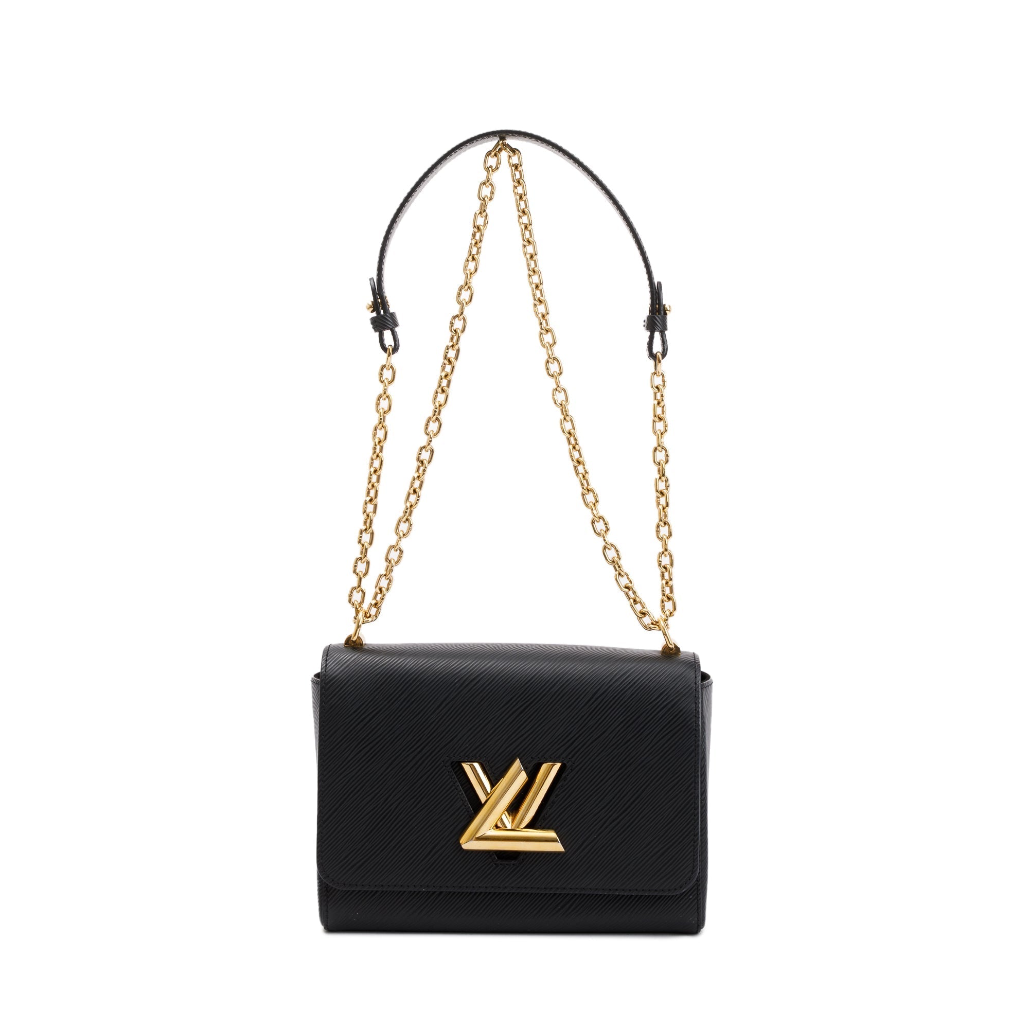 Louis Vuitton Black Epi Leather Twist PM Shoulder Bag