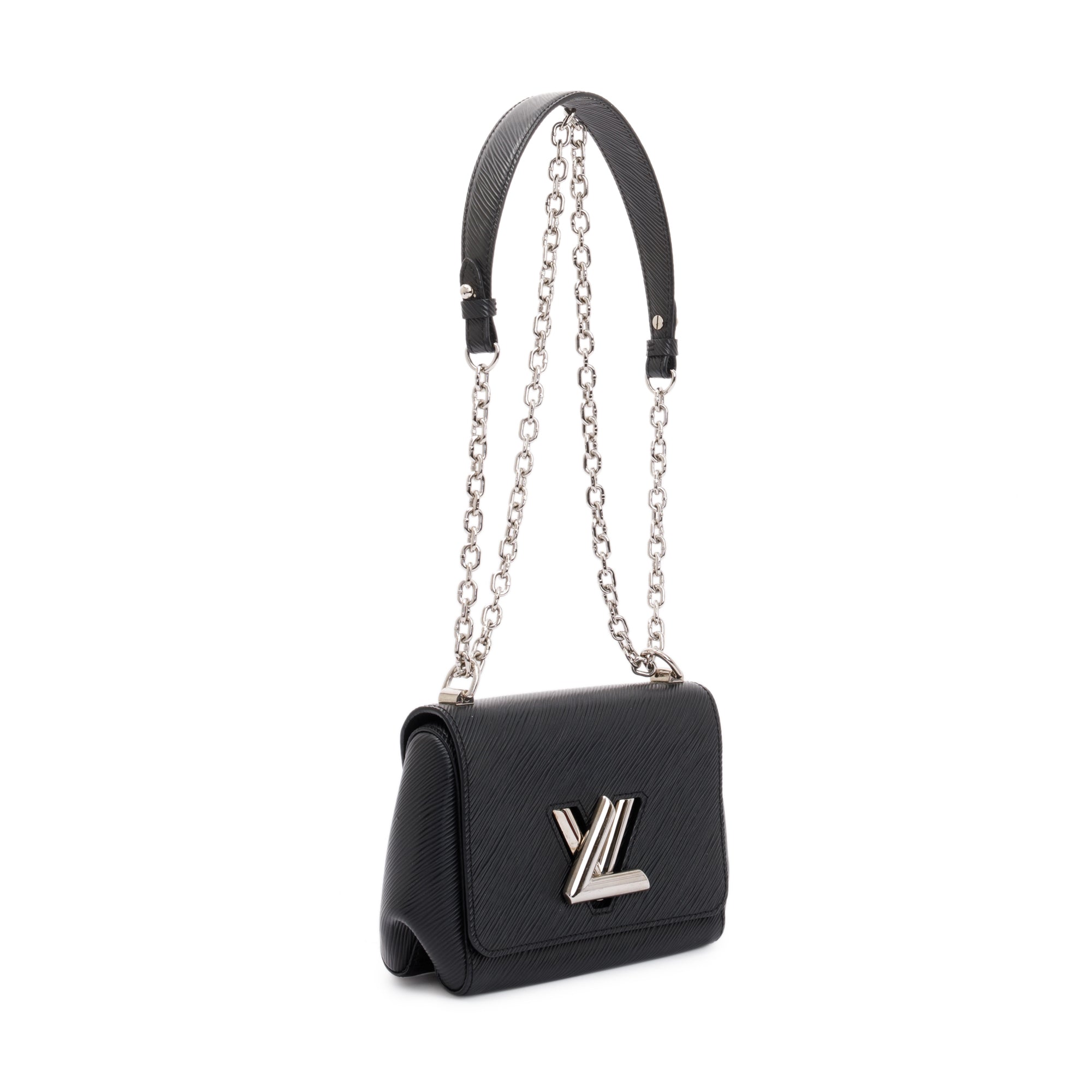 Louis Vuitton Black Epi Leather Twist PM Shoulder Bag