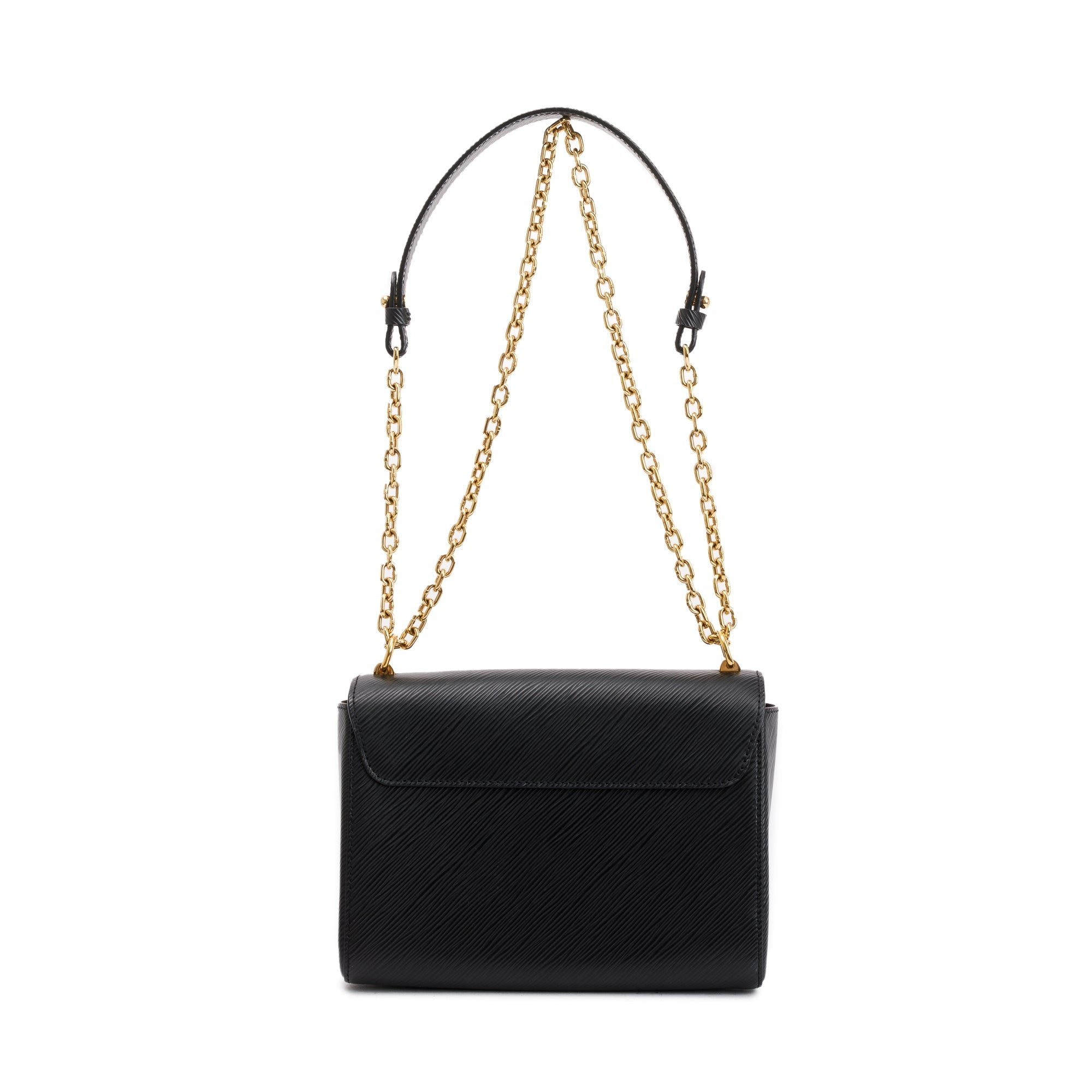 Louis Vuitton Black Epi Leather Twist PM Shoulder Bag