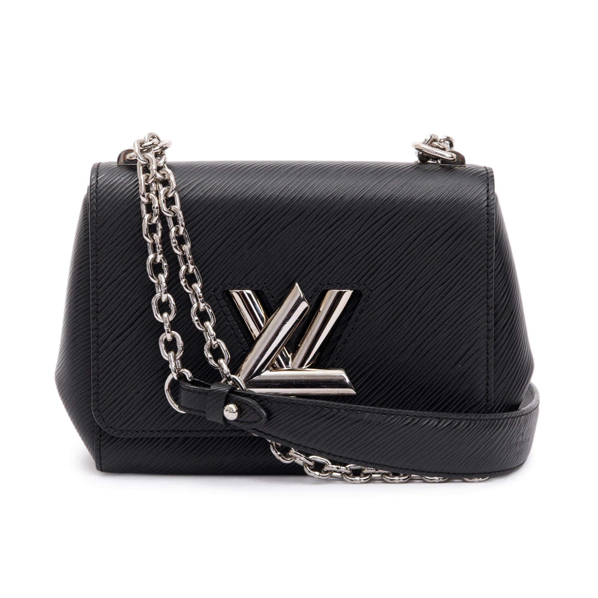 Louis Vuitton Black Epi Leather Twist PM Shoulder Bag