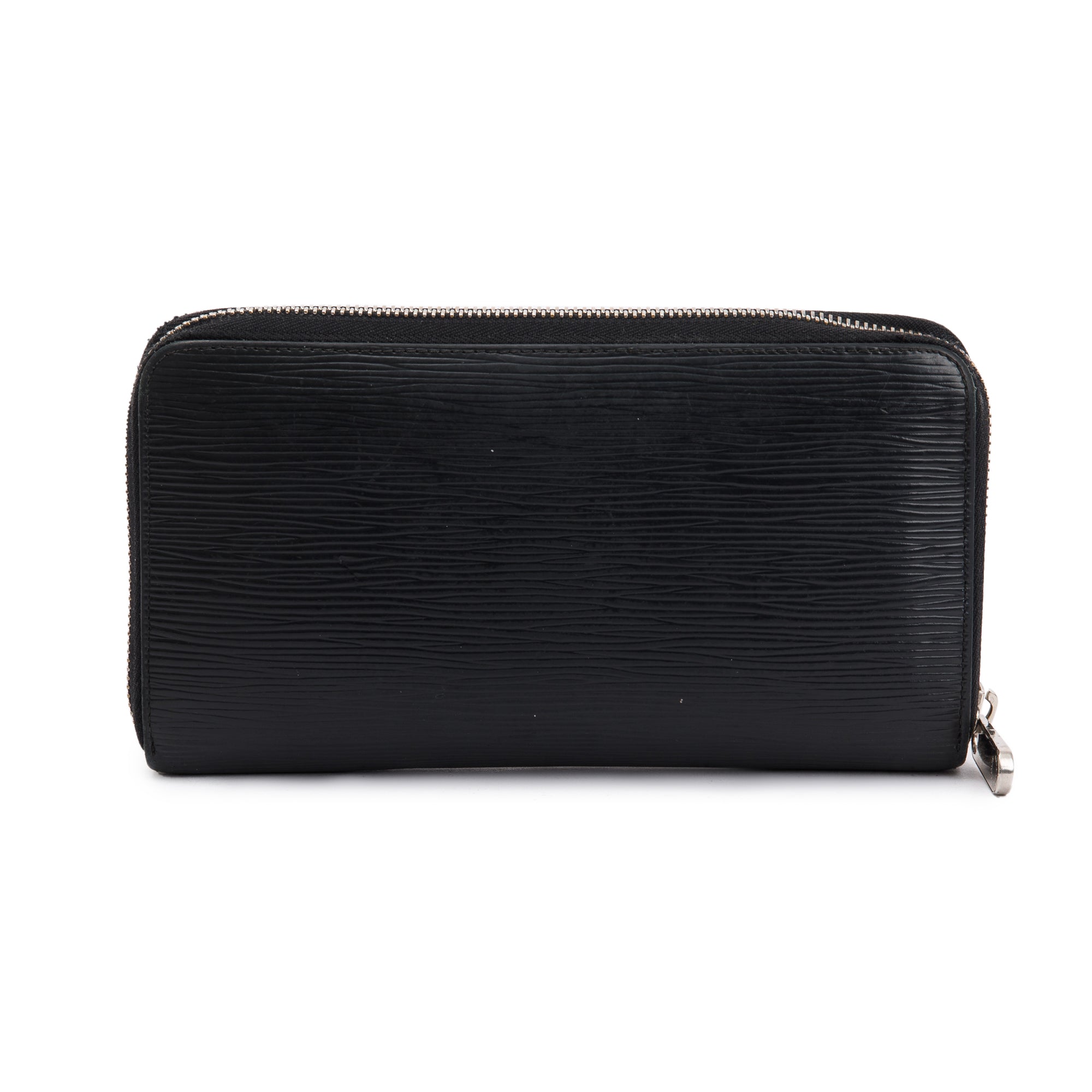 Louis Vuitton Black Epi Leather Zippy Organizer Wallet