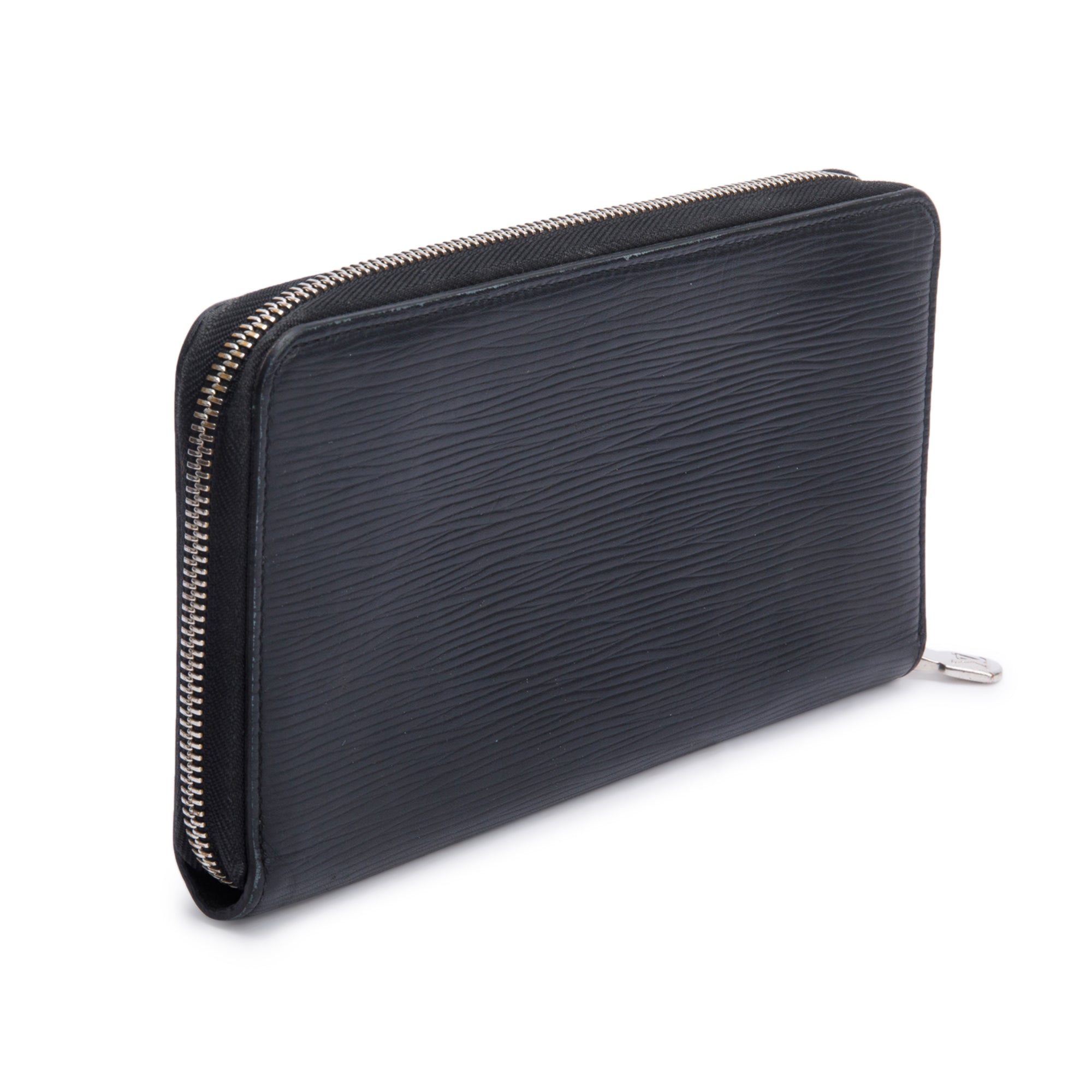 Louis Vuitton Black Epi Leather Zippy Organizer Wallet