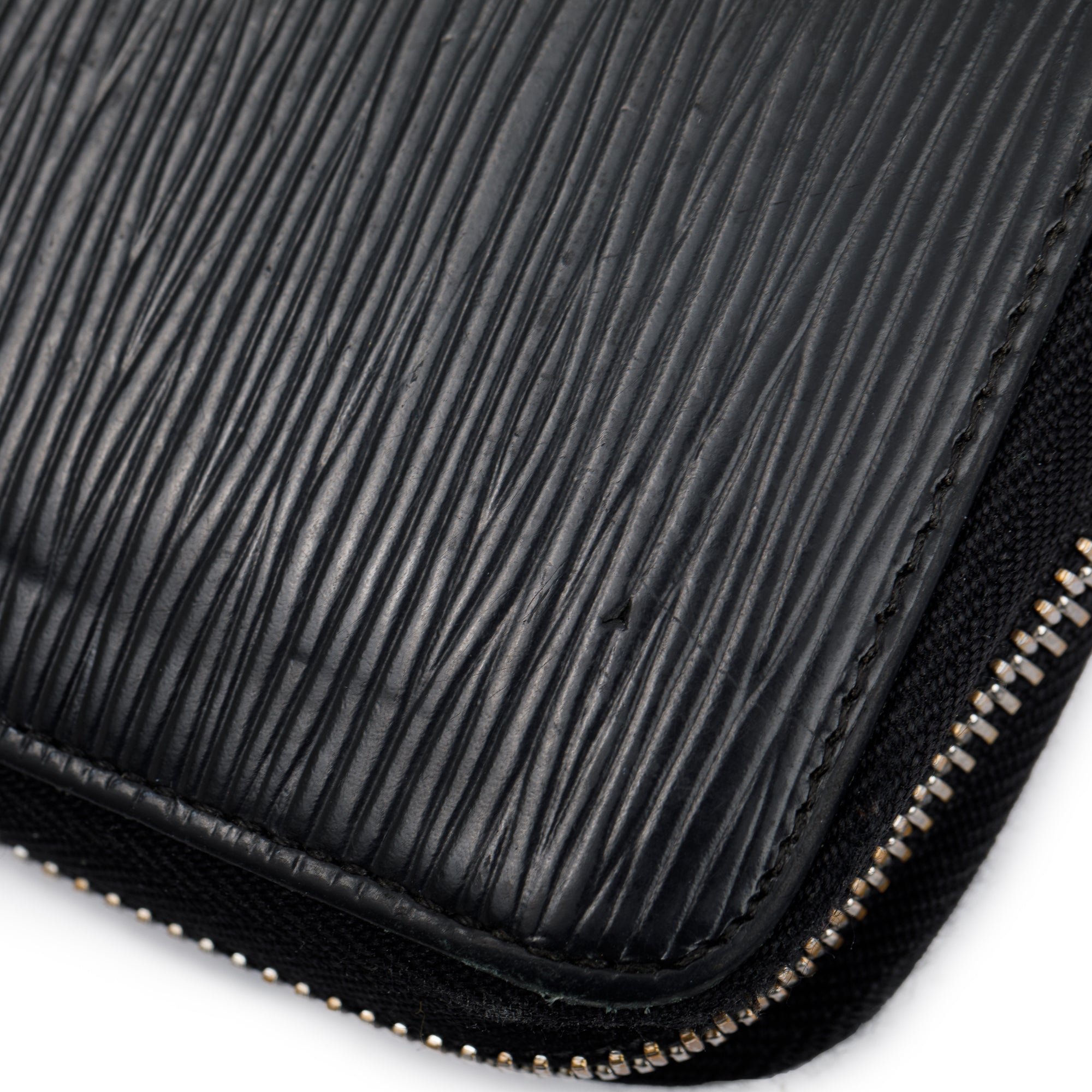 Louis Vuitton Black Epi Leather Zippy Organizer Wallet