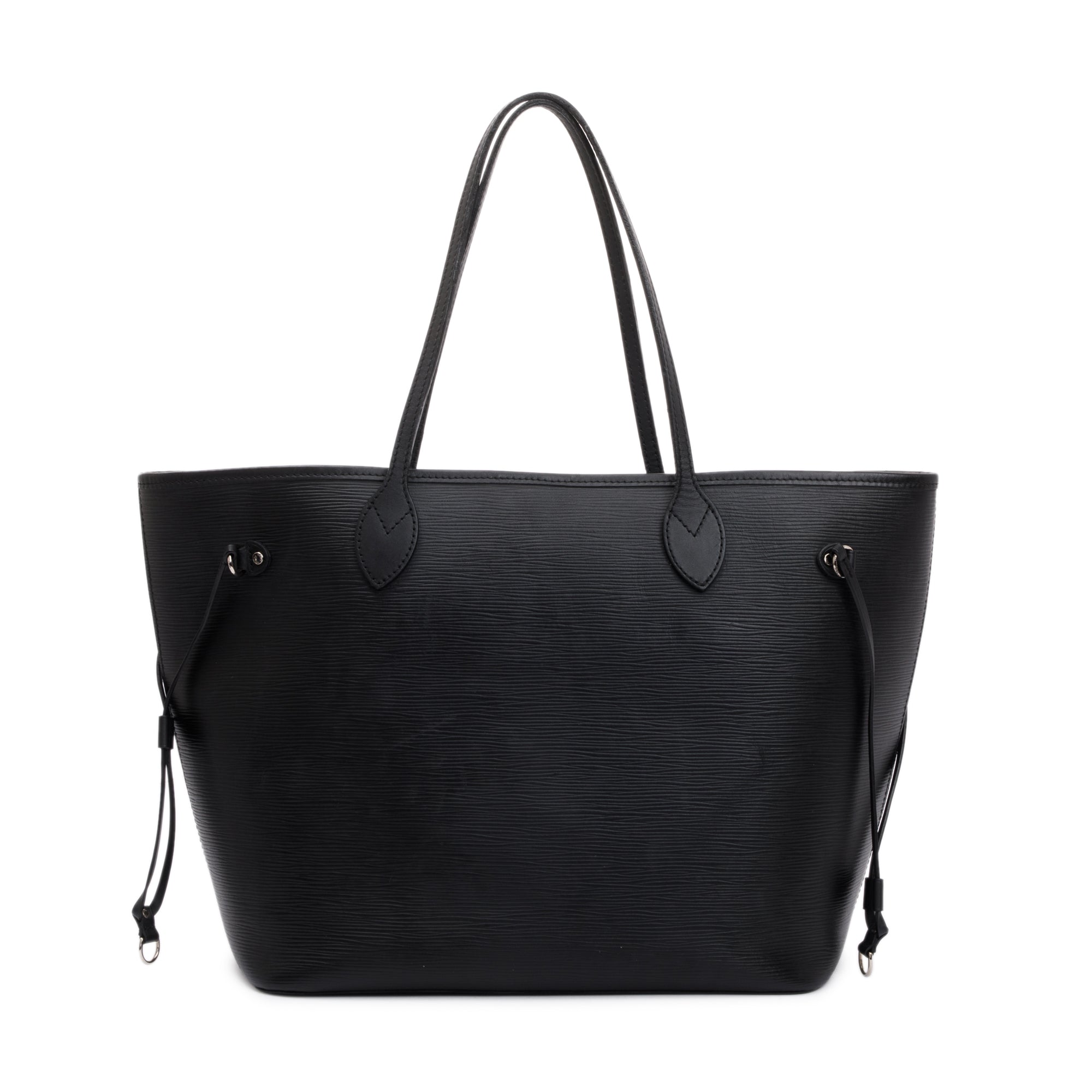 Louis Vuitton Black Epi Neverfull MM w/ Pouch