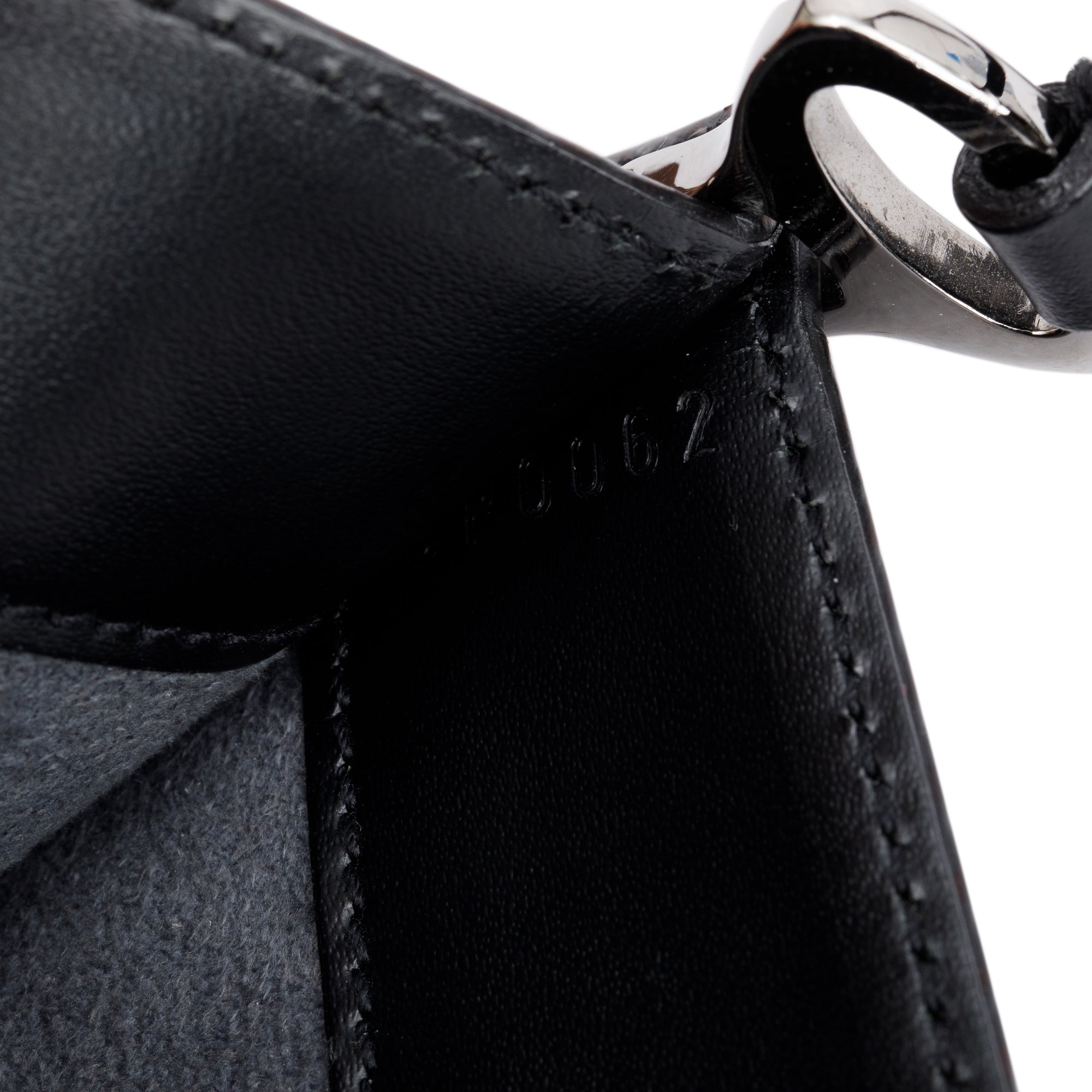 Louis Vuitton Black Epi Pochette Demi-Lune Pochette