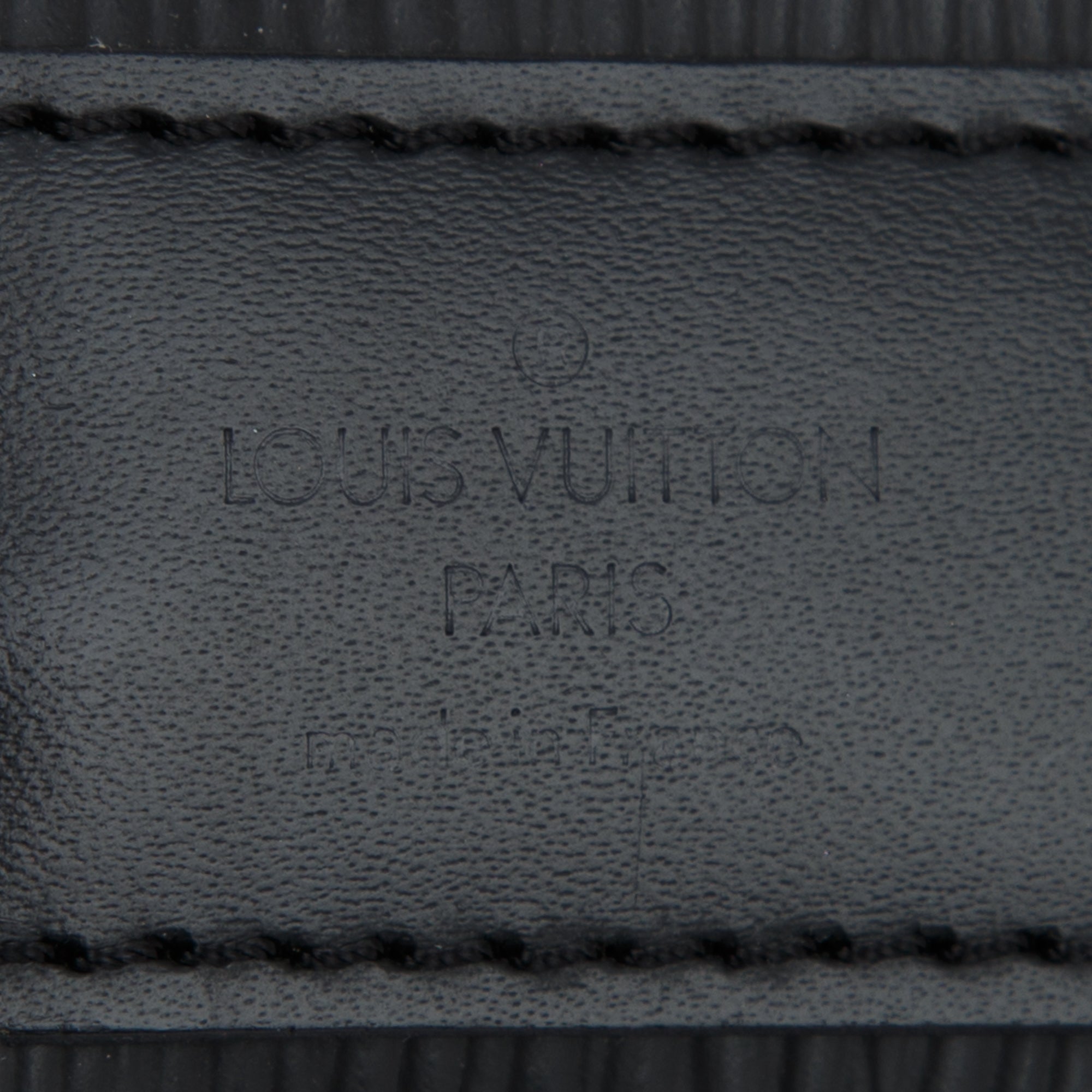 Louis Vuitton Black Epi Sac de Paule PM Bag