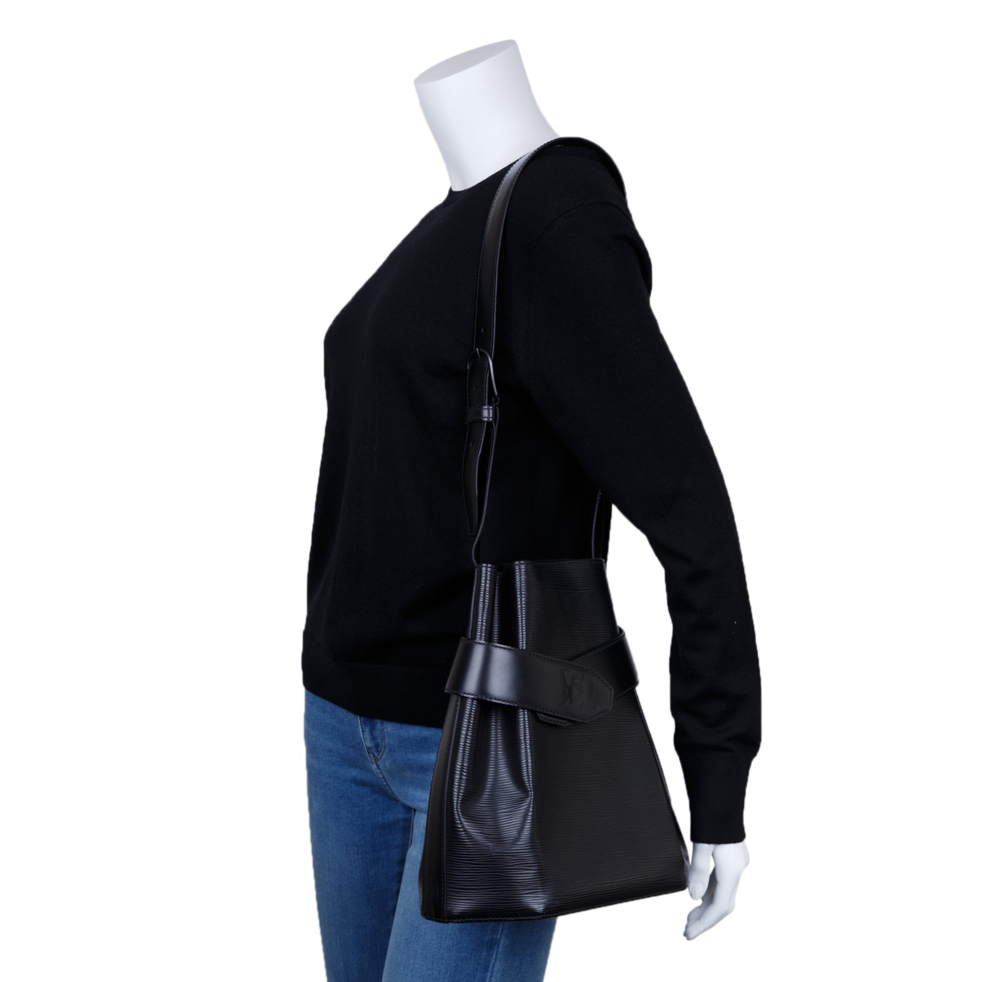 Louis Vuitton Black Epi Sac de Paule PM Bag – Oliver Jewellery