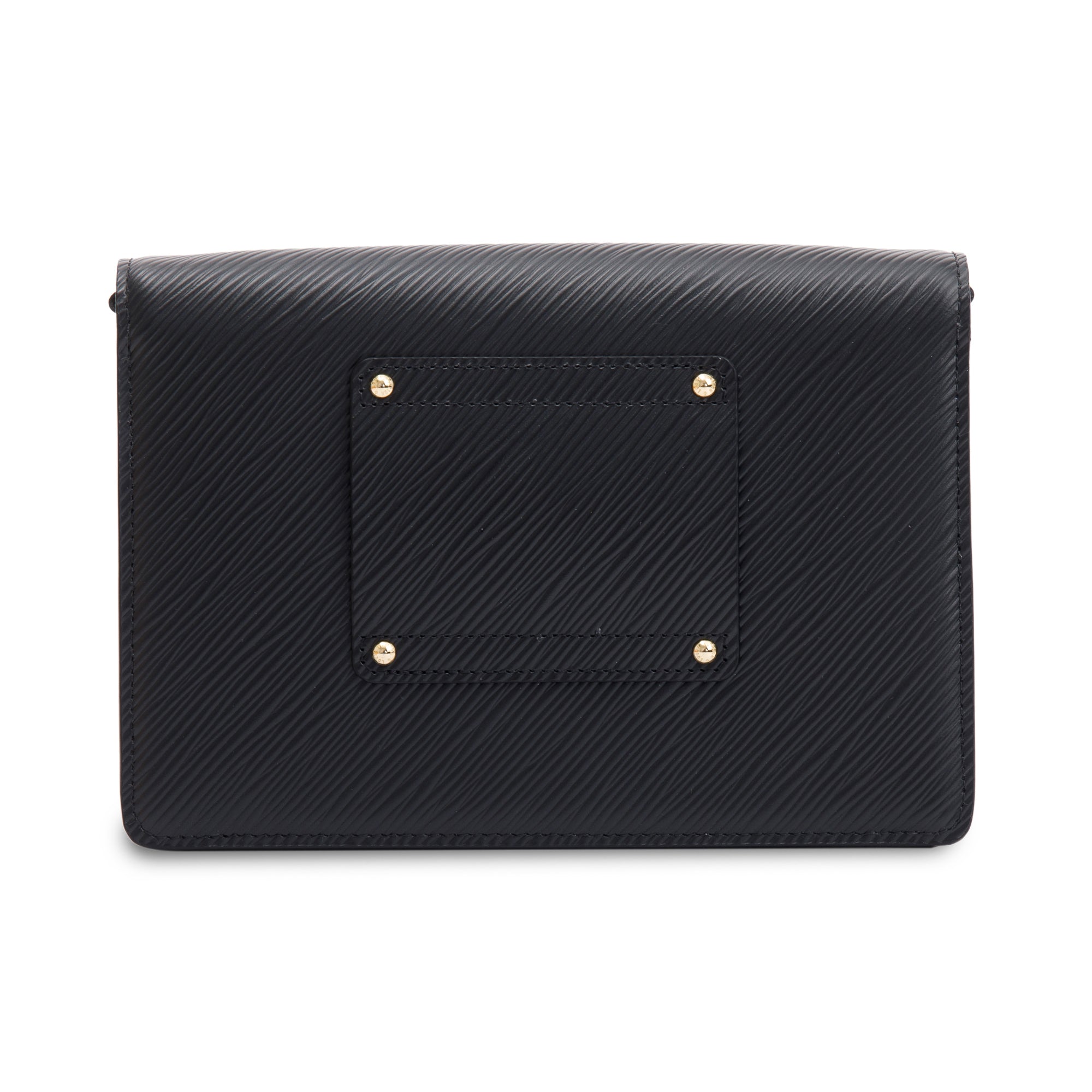 Louis Vuitton Black Epi Twist Belt Chain Wallet w/ Box & Receipt