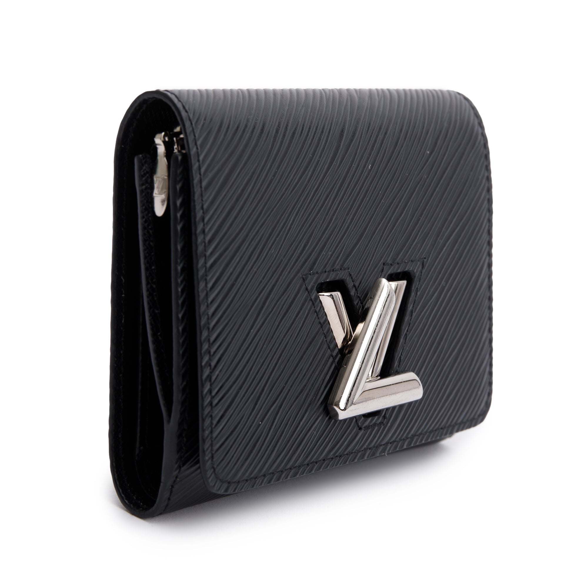 Louis Vuitton Black Epi Twist Compact Wallet