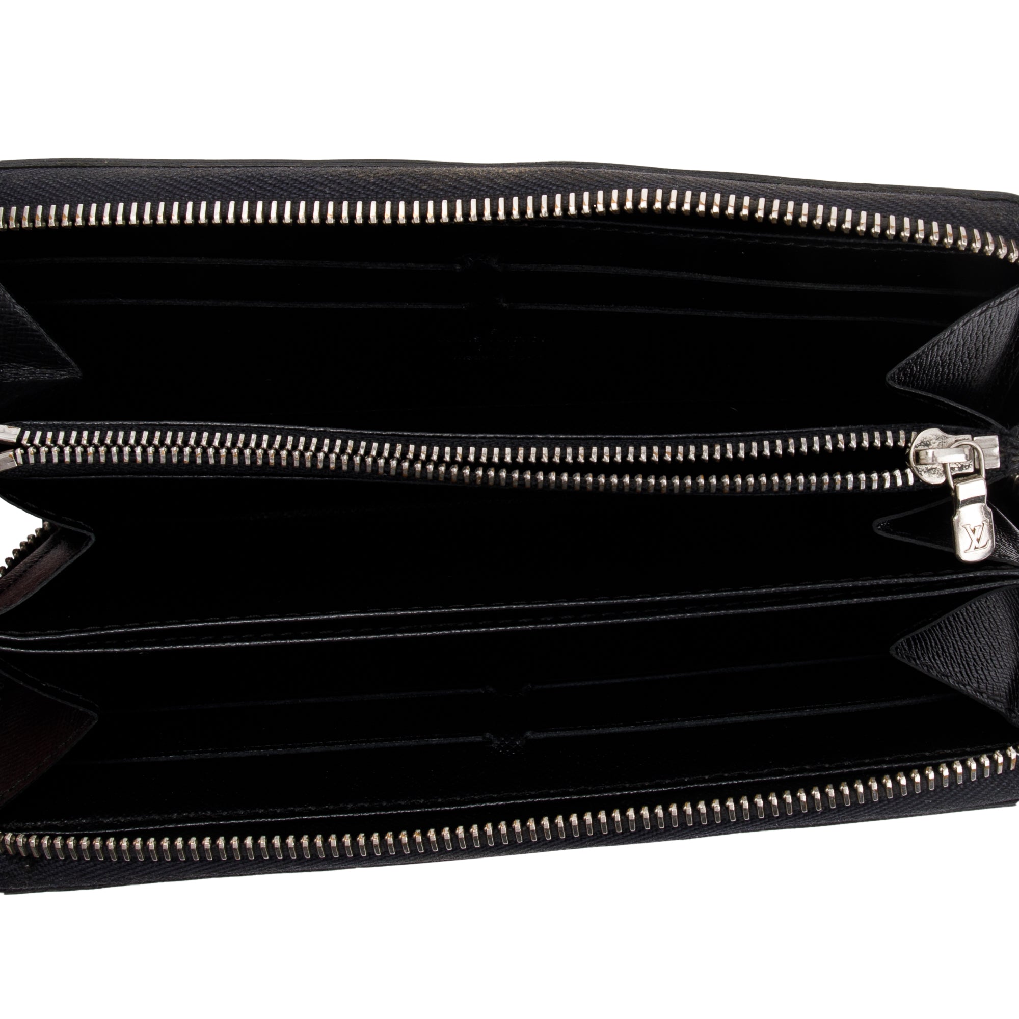 Louis Vuitton Black Epi Zippy Wallet