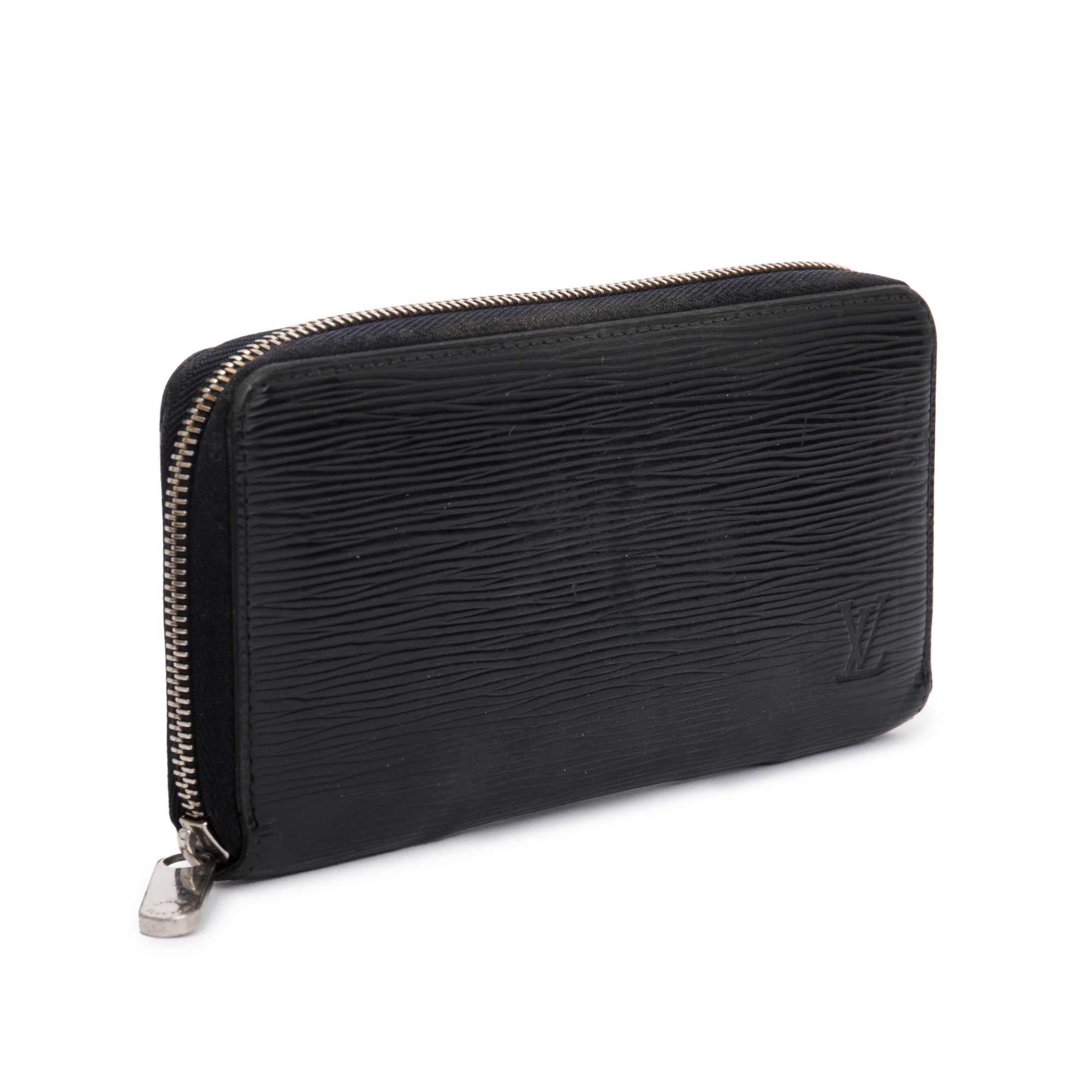Louis Vuitton Black Epi Zippy Wallet