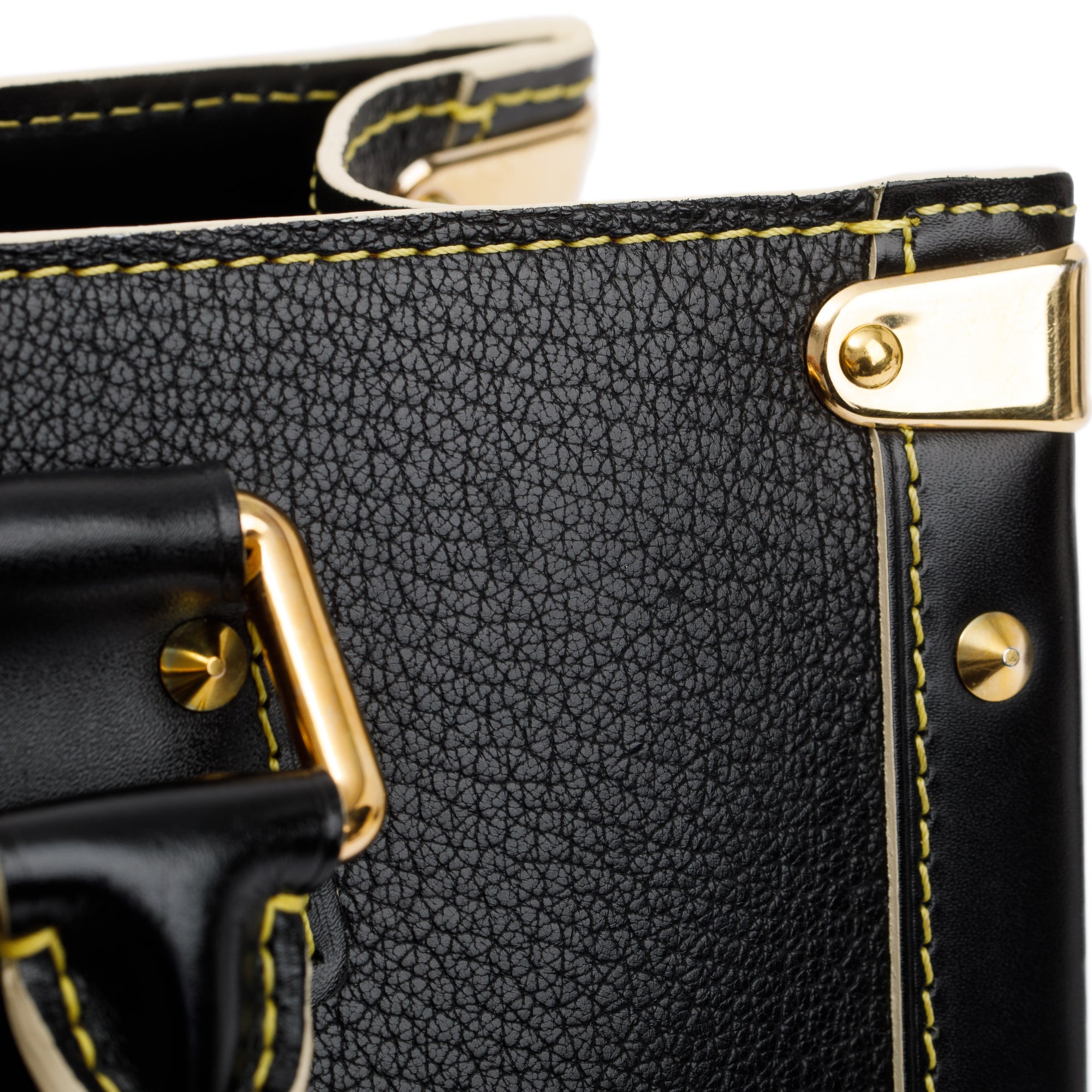 Louis Vuitton Black Goatskin Leather Suhali Le Fabuleux Bag