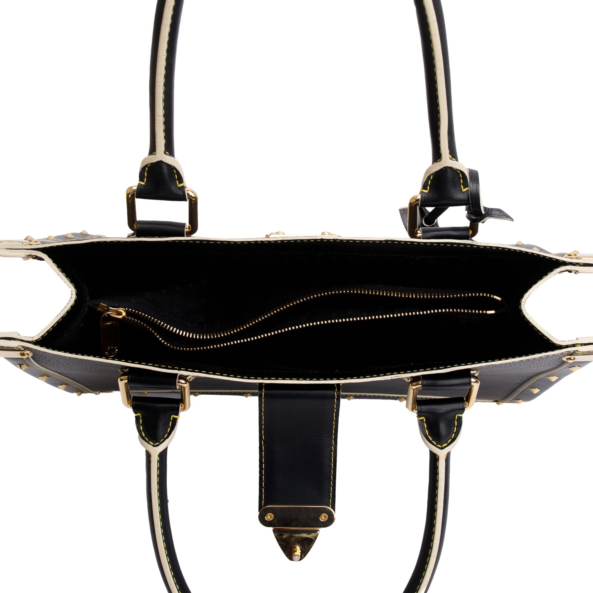 Louis Vuitton Black Goatskin Leather Suhali Le Fabuleux Bag