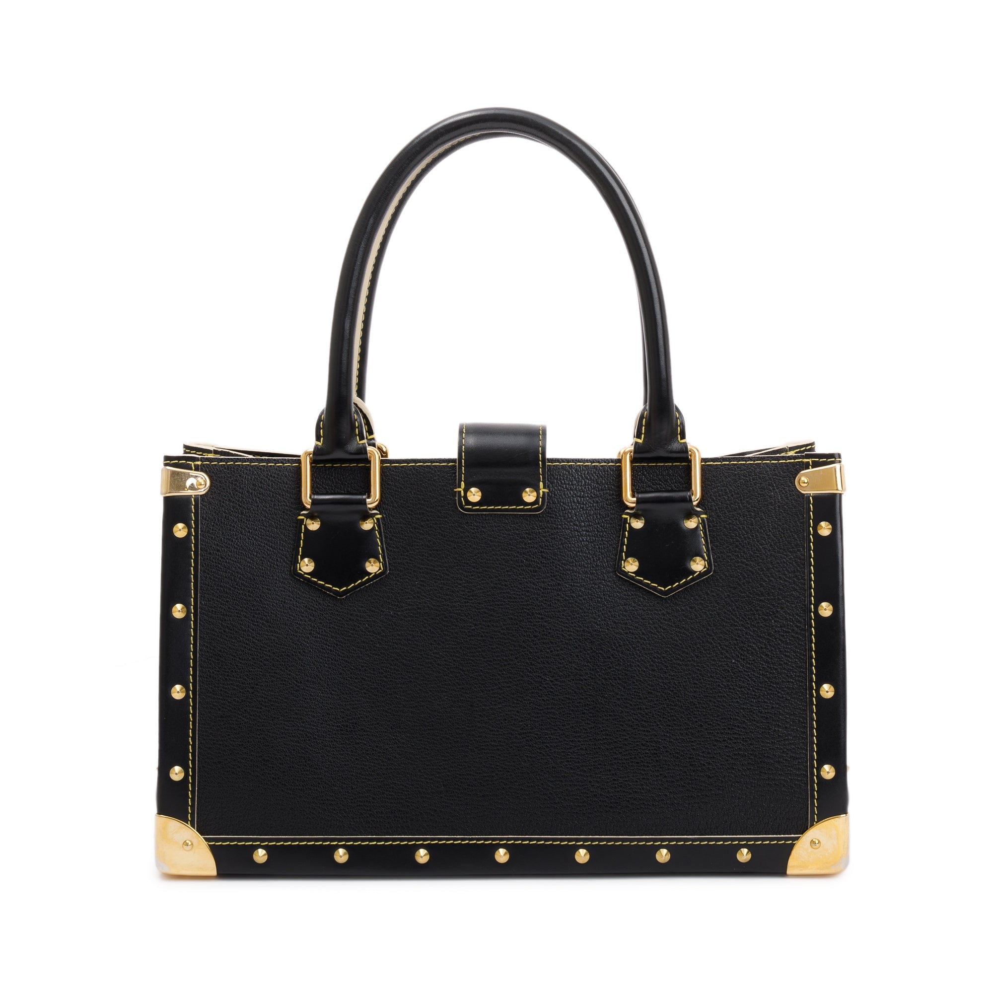 Louis Vuitton Black Goatskin Leather Suhali Le Fabuleux Bag