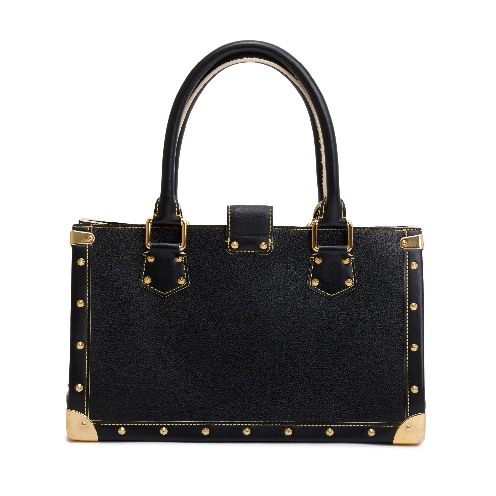 Louis Vuitton Black Goatskin Leather Suhali Le Fabuleux Bag