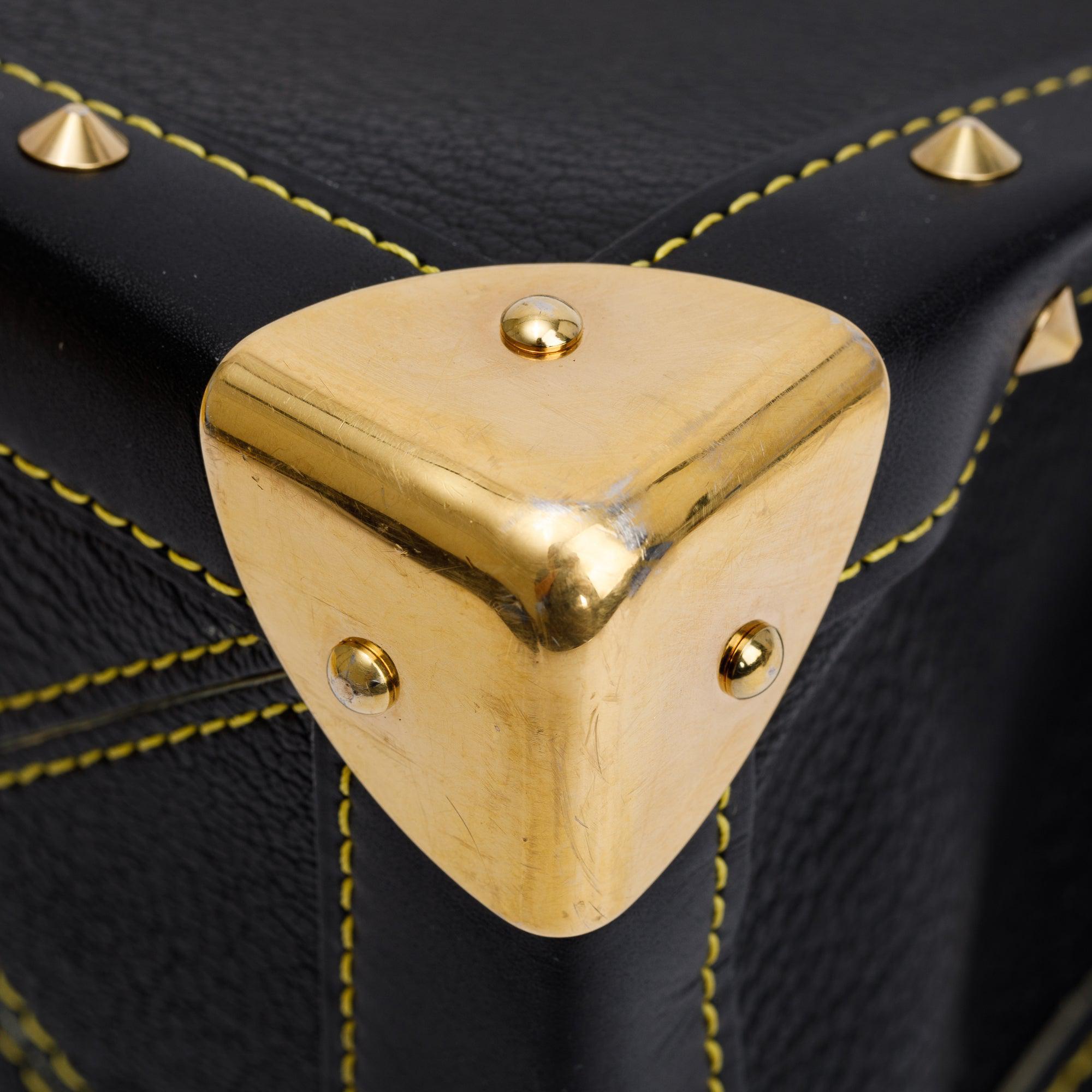 Louis Vuitton Black Goatskin Leather Suhali Le Fabuleux Bag