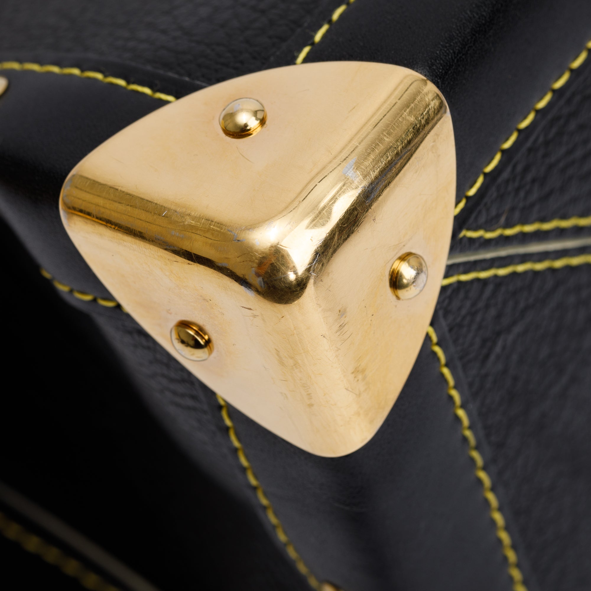 Louis Vuitton Black Goatskin Leather Suhali Le Fabuleux Bag