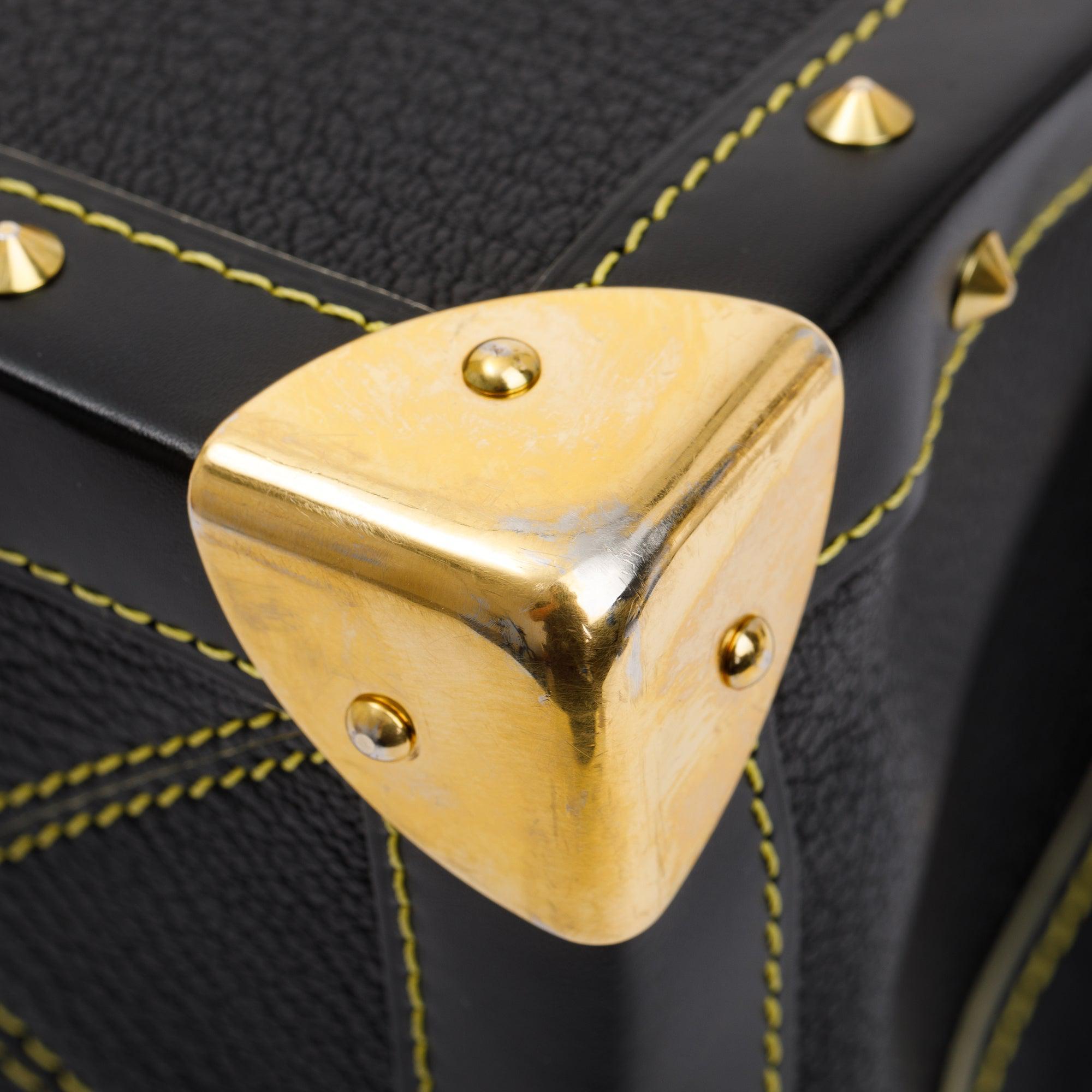 Louis Vuitton Black Goatskin Leather Suhali Le Fabuleux Bag