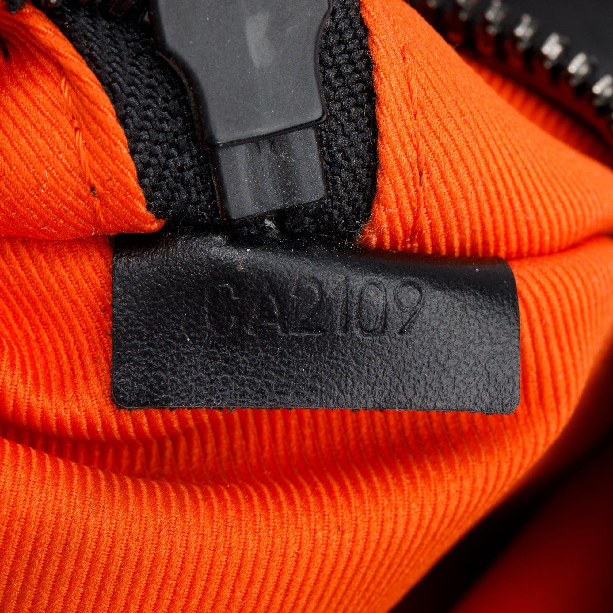 Louis Vuitton Black & Khaki Monogram Shadow Embossed Calfskin Leather Double Flat Messenger Bag