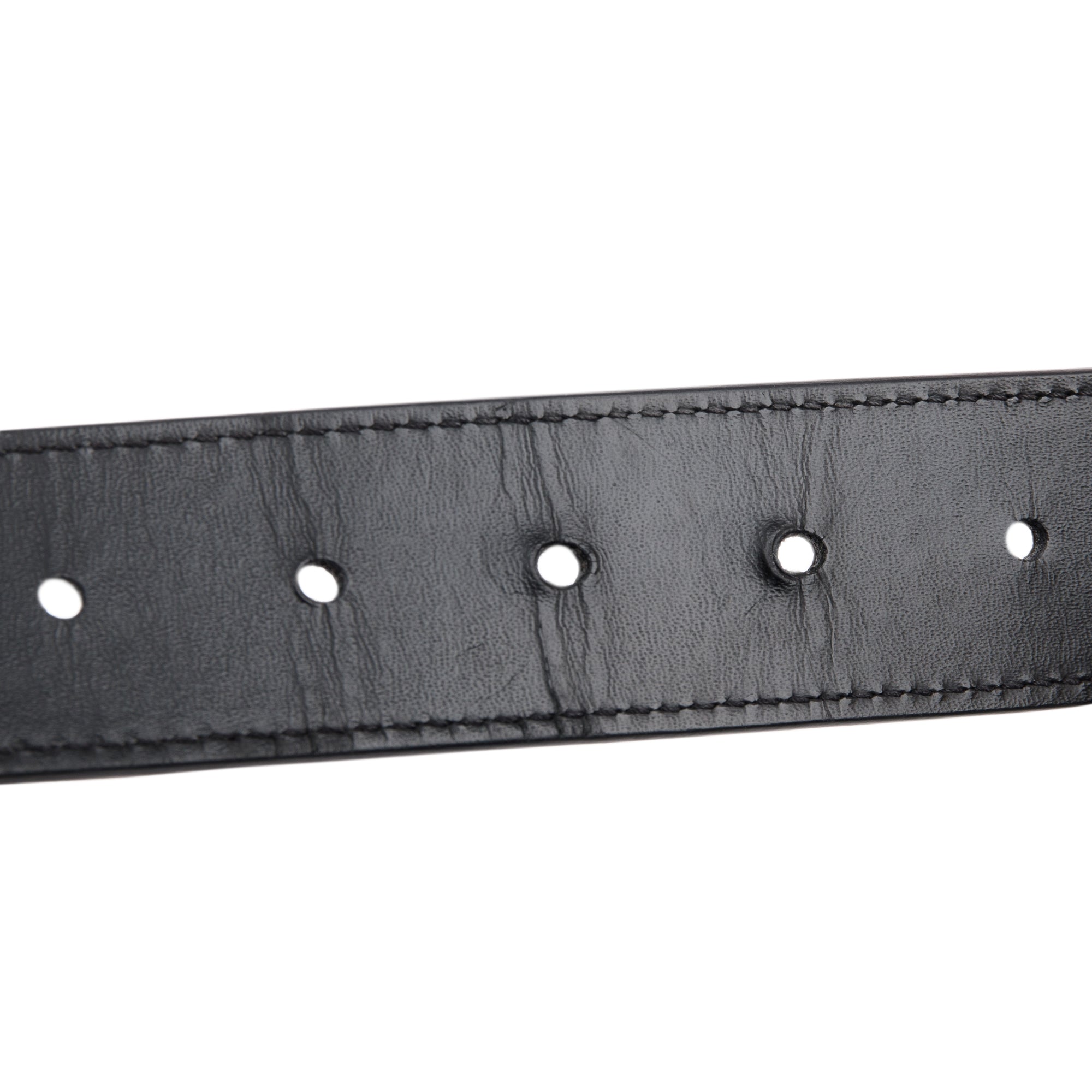 Louis Vuitton LV Initiales 35MM Taiga Leather Waist Belt - Black Belts,  Accessories - LOU680198