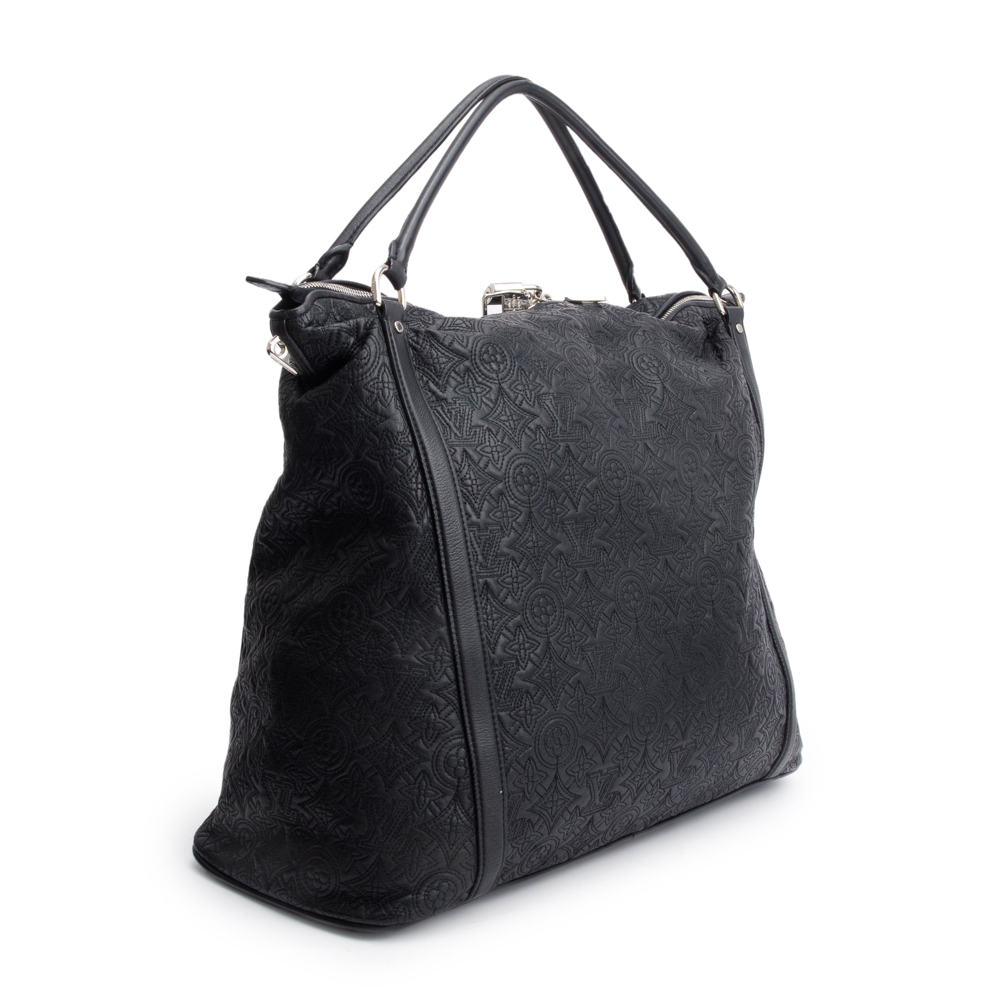 Louis Vuitton Black LV Monogram Antheia Ixia GM w/ Strap