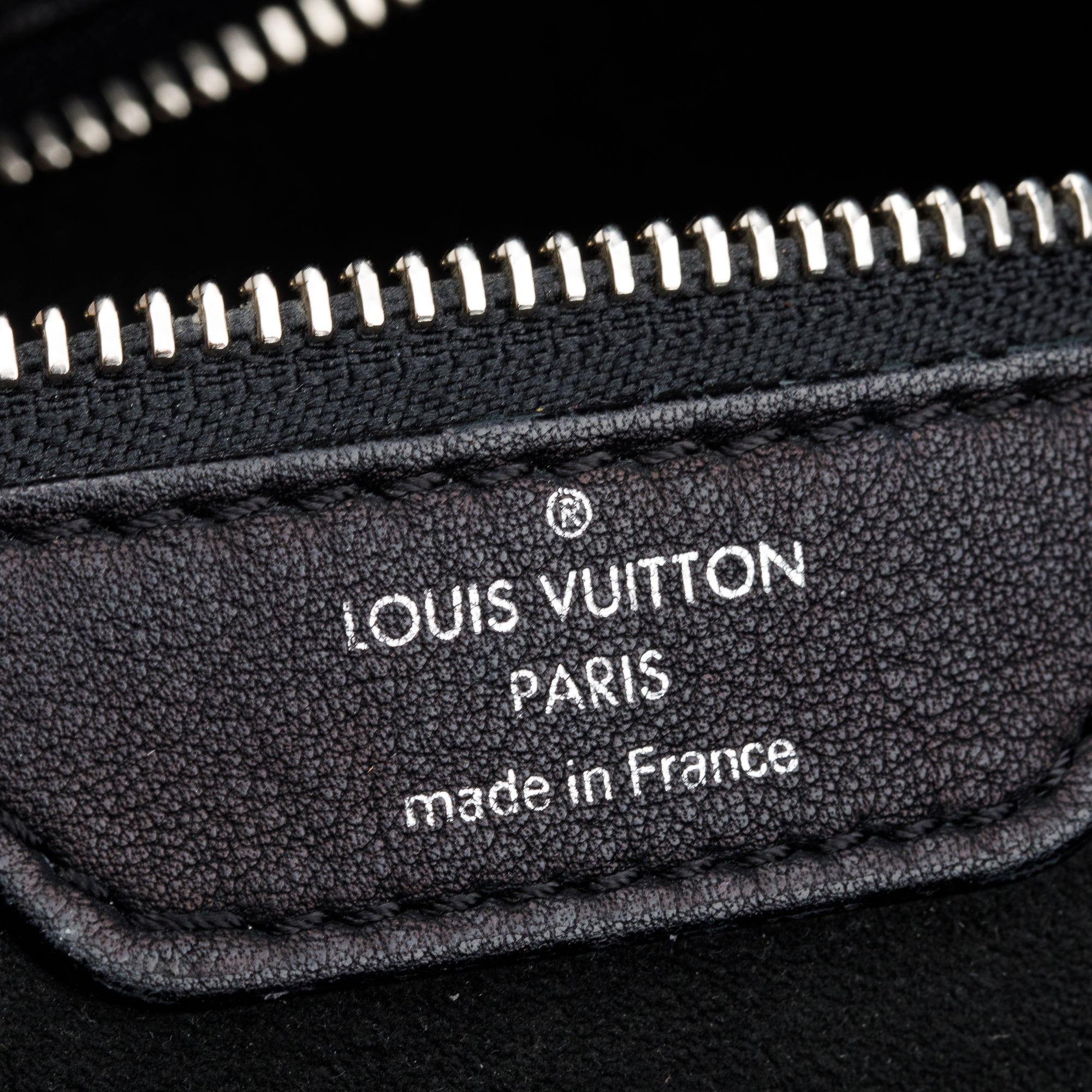 Louis Vuitton Black Lambskin Leather Antheia Ixia MM