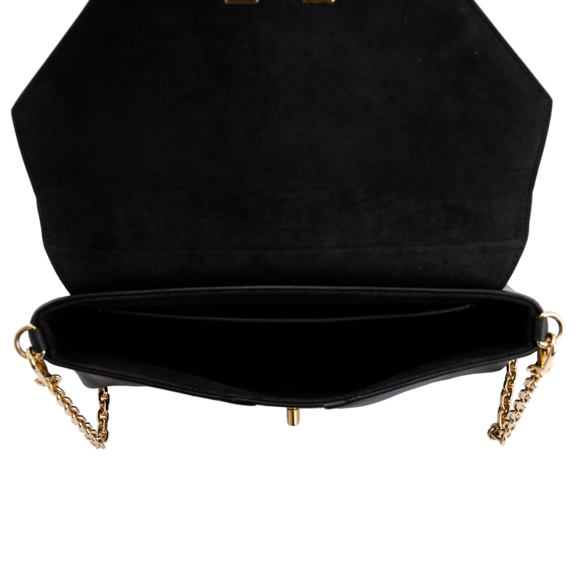 Louis Vuitton Black Leather Love Note Bag