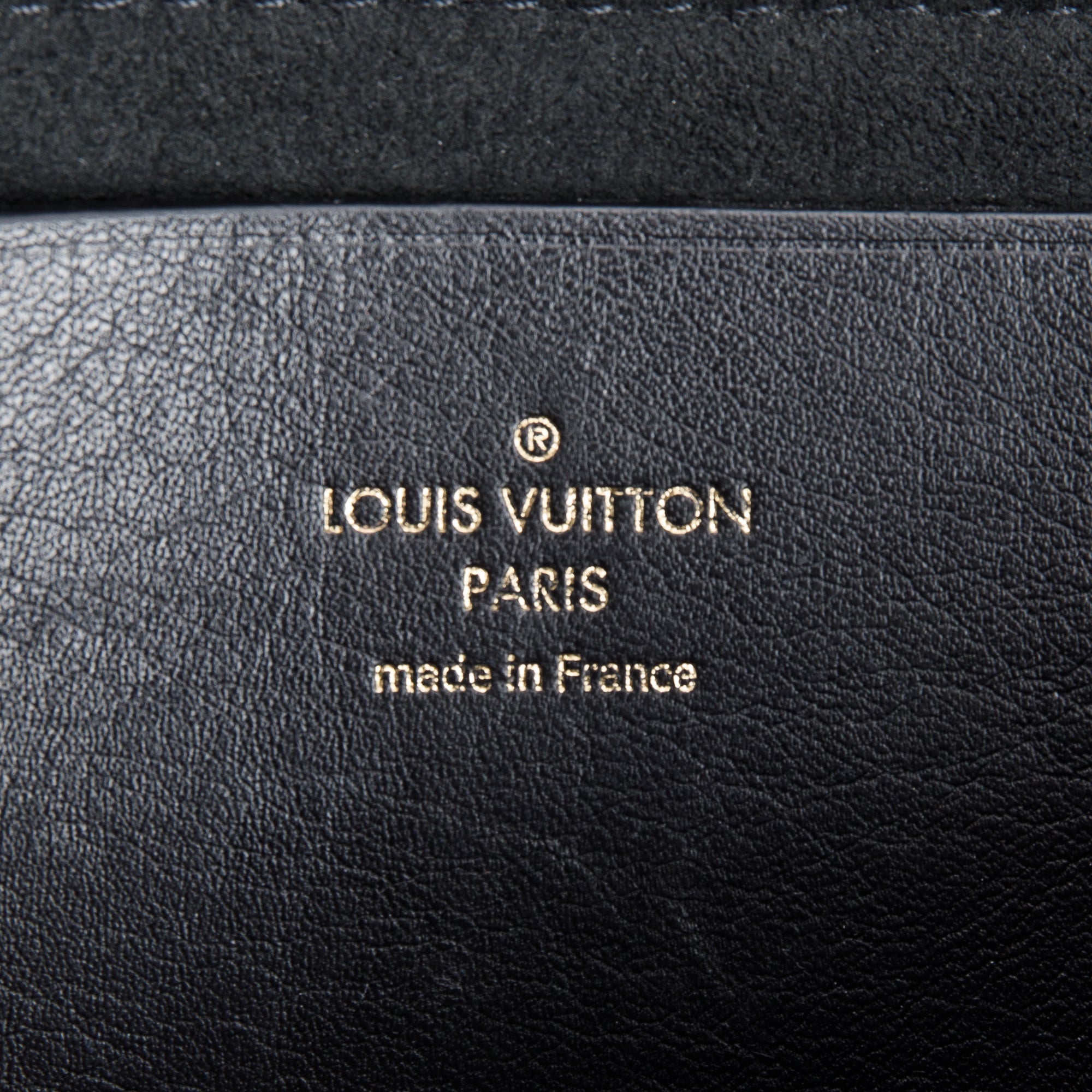 Louis Vuitton Black Leather Love Note Bag