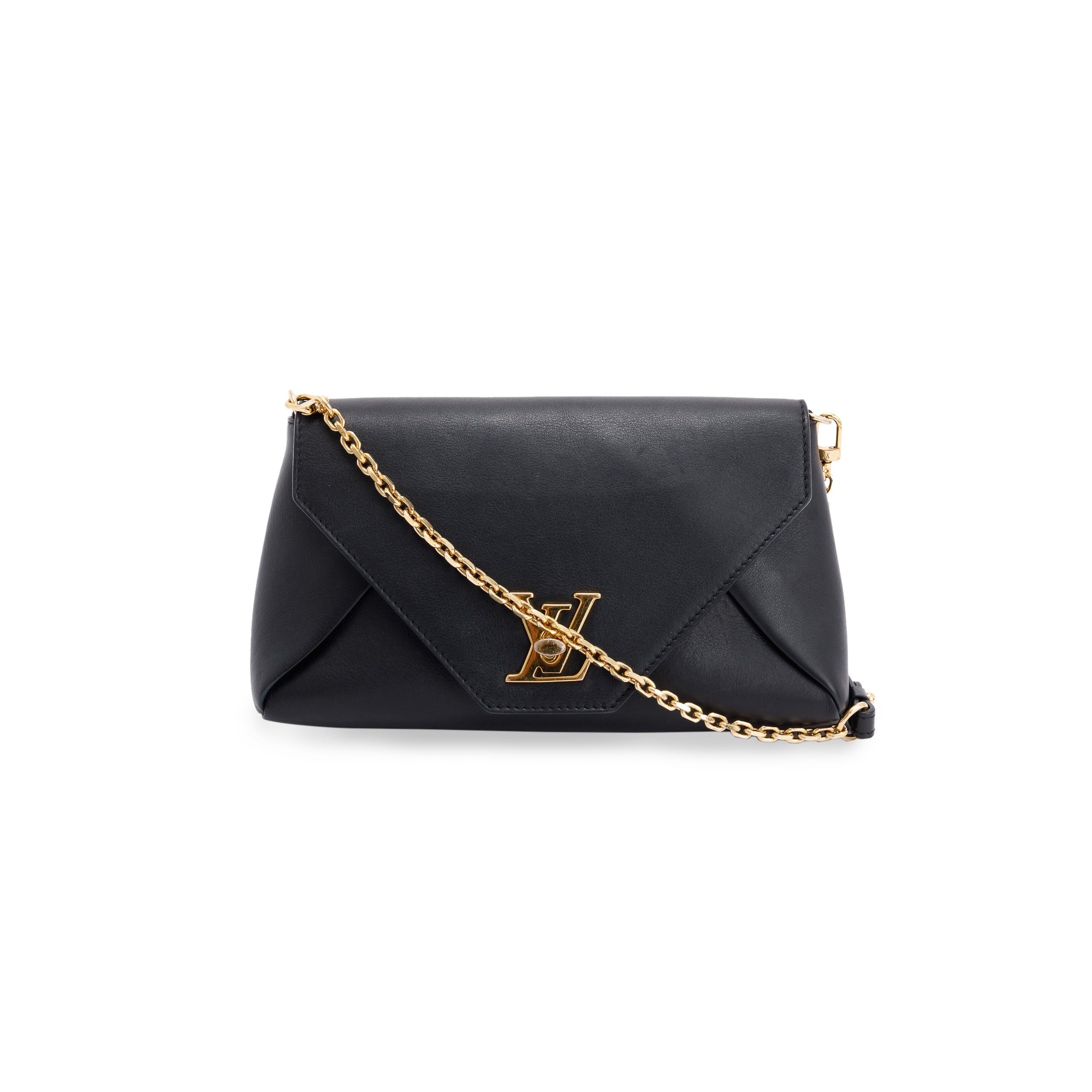 Louis Vuitton Black Leather Love Note Bag
