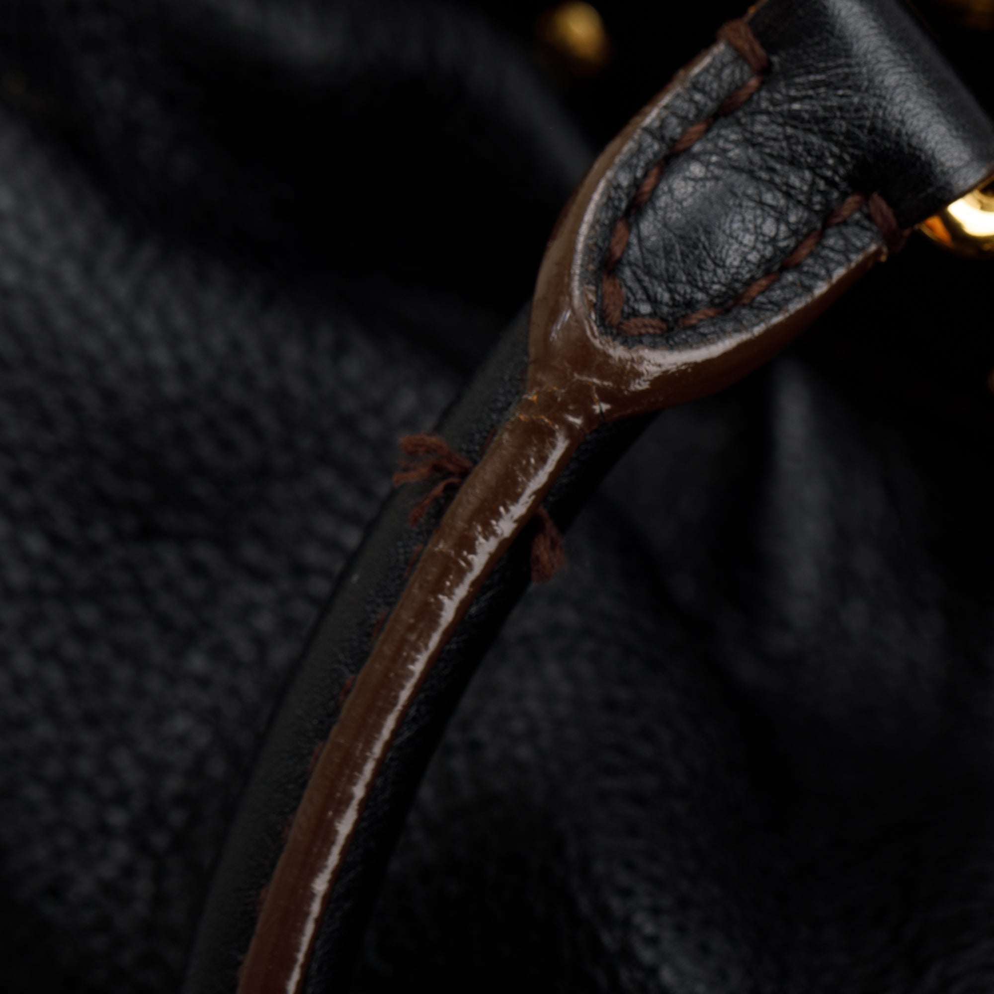 Louis Vuitton Black Mahina Leather XL Hobo